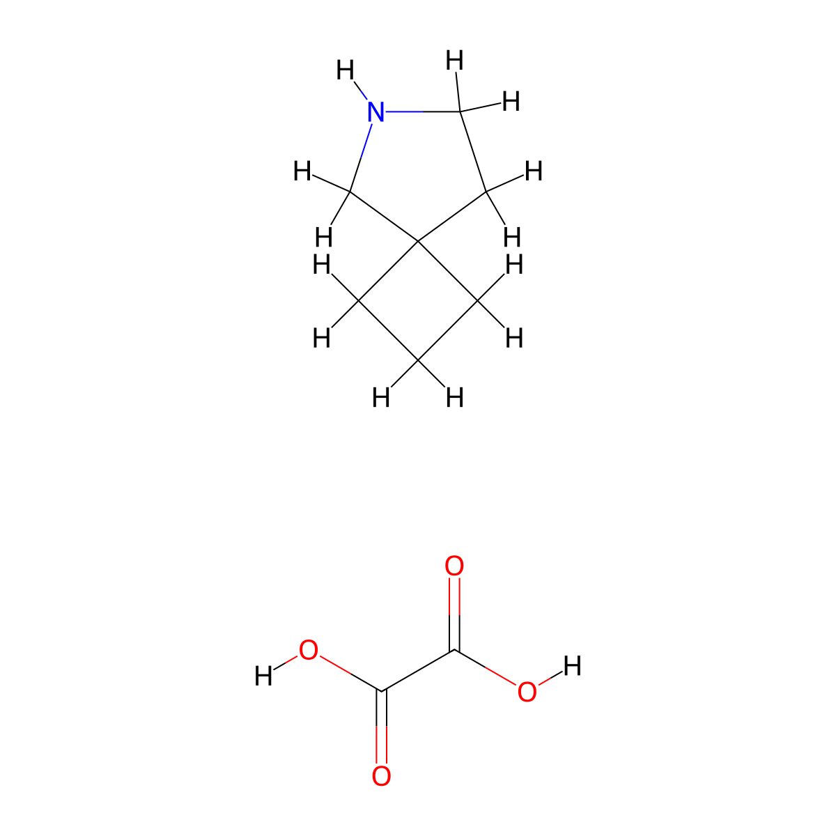 6-Aza-spiro[3.4]octane oxalate molecular structure, CAS 1706451-40-2