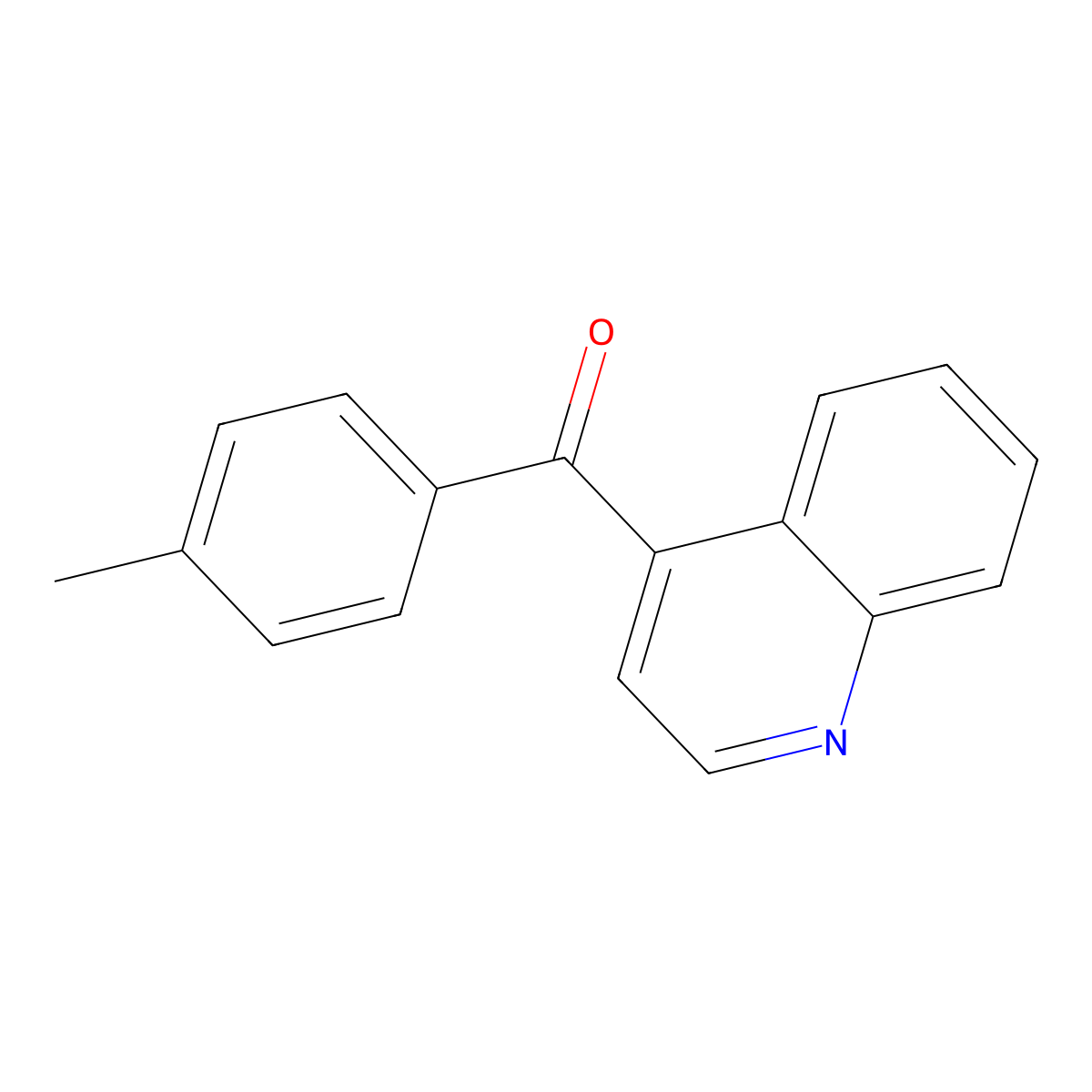 4-(4-Methylbenzoyl)quinoline molecular structure, CAS 1706456-62-3