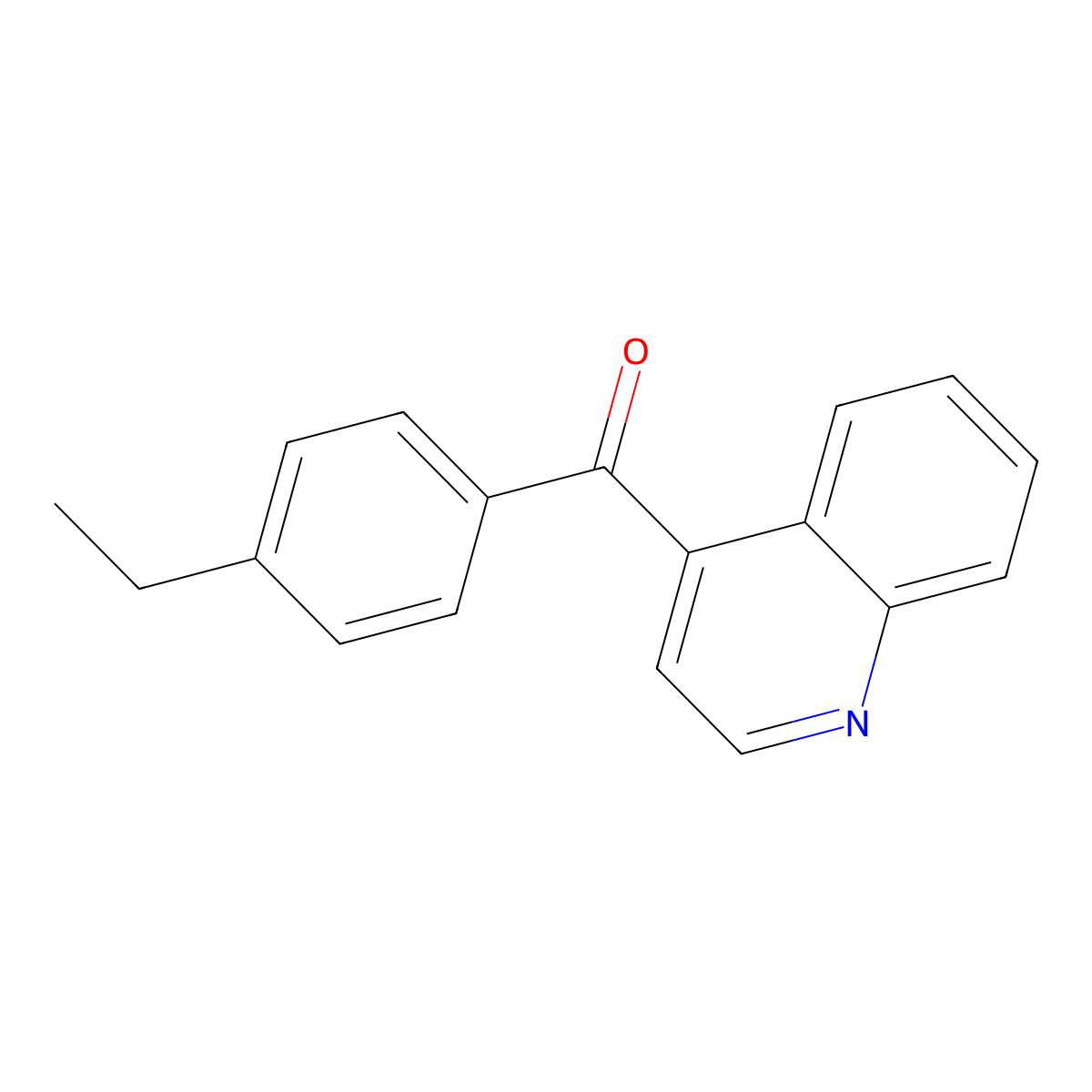 4-(4-Ethylbenzoyl)quinoline molecular structure, CAS 1706457-14-8