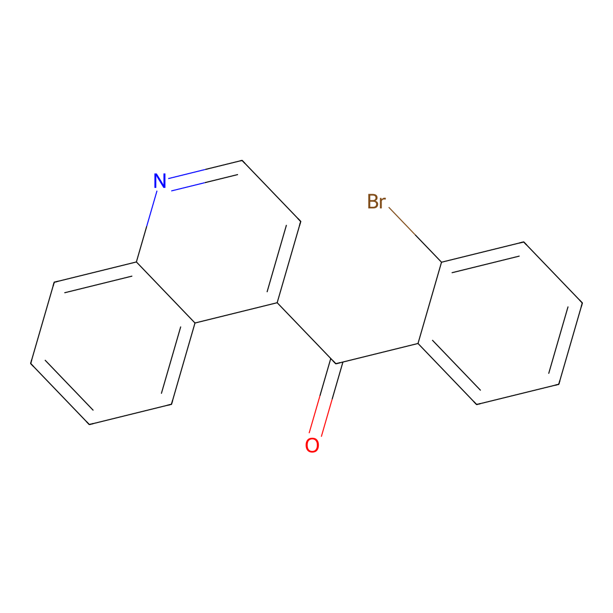 4-(2-Bromobenzoyl)quinoline molecular structure, CAS 1706458-26-5