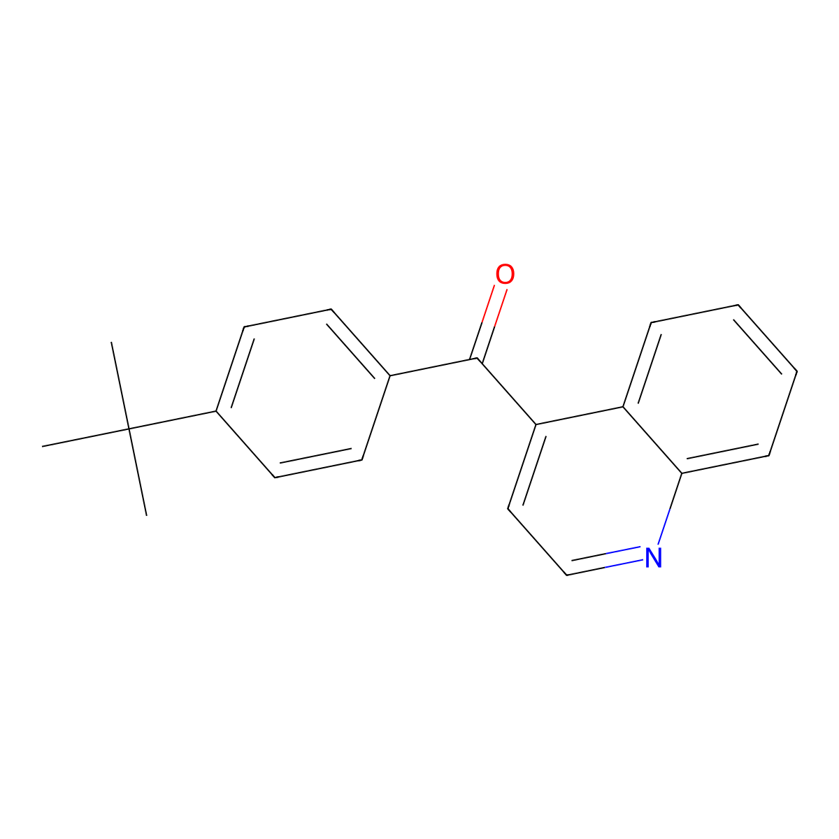 4-(4-tert-Butylbenzoyl)quinoline molecular structure, CAS 1706458-43-6