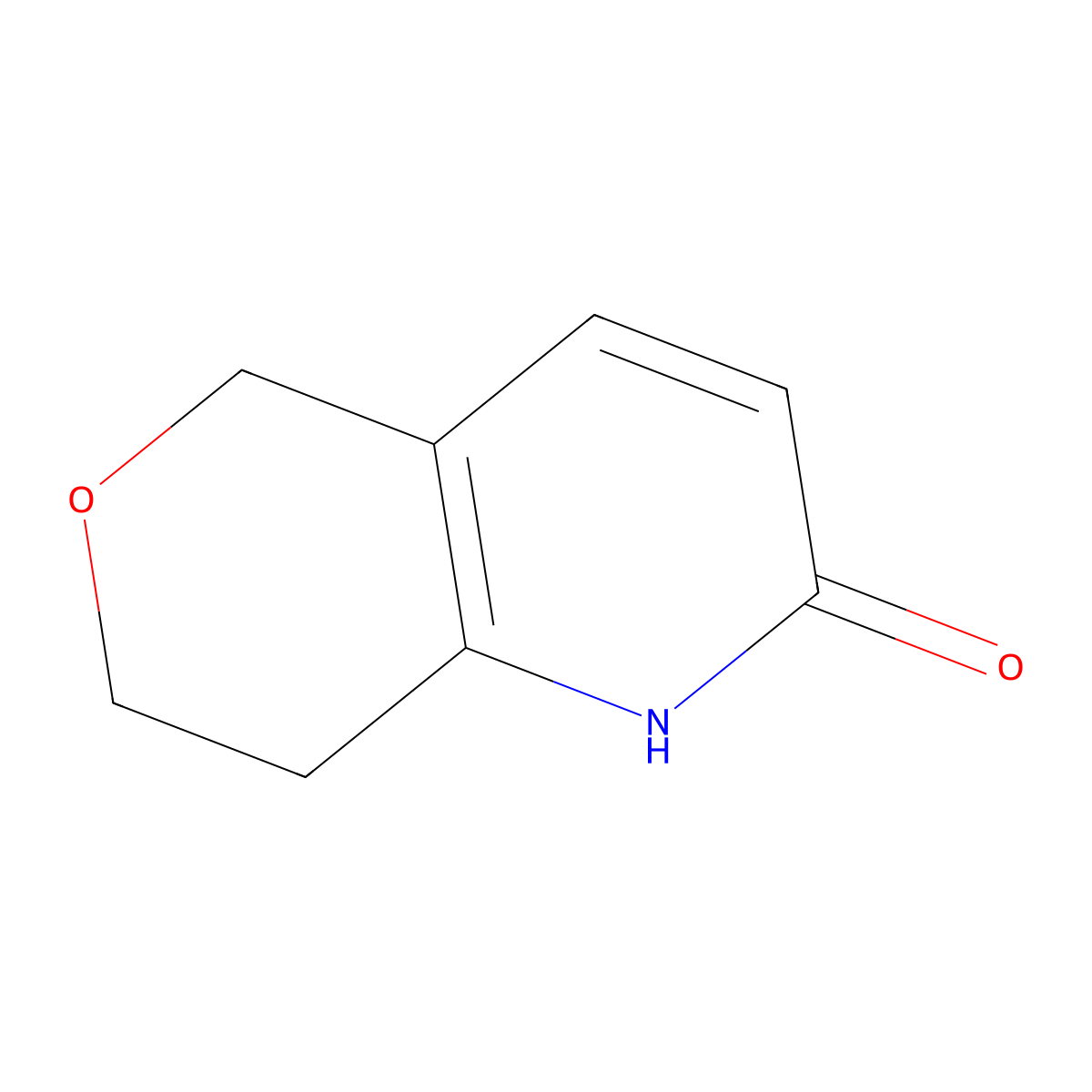 7,8-Dihydro-1H-pyrano[4,3-b]pyridin-2(5H)-one molecular structure, CAS 1706458-64-1