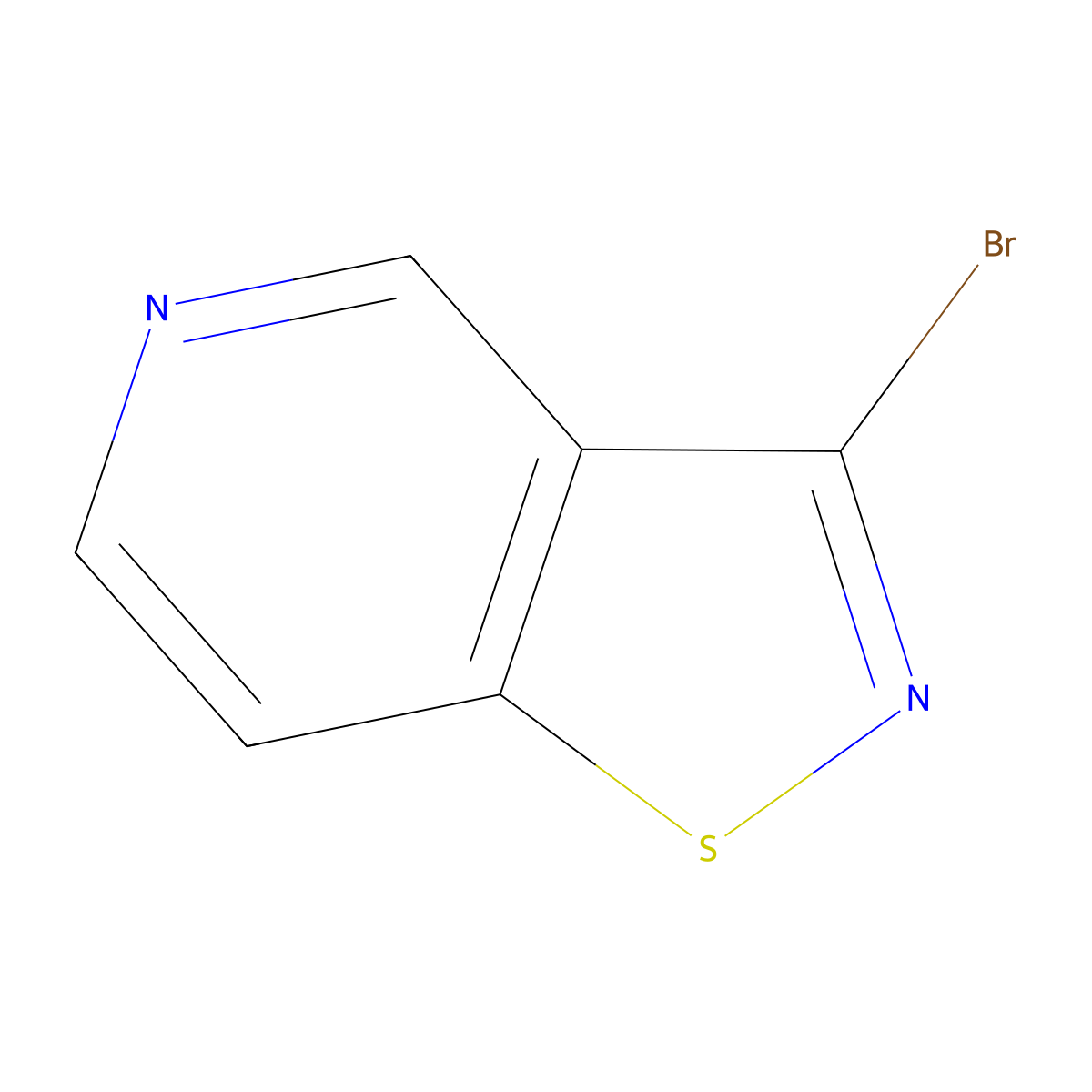 3-Bromoisothiazolo[4,5-c]pyridine molecular structure, CAS 1706459-54-2