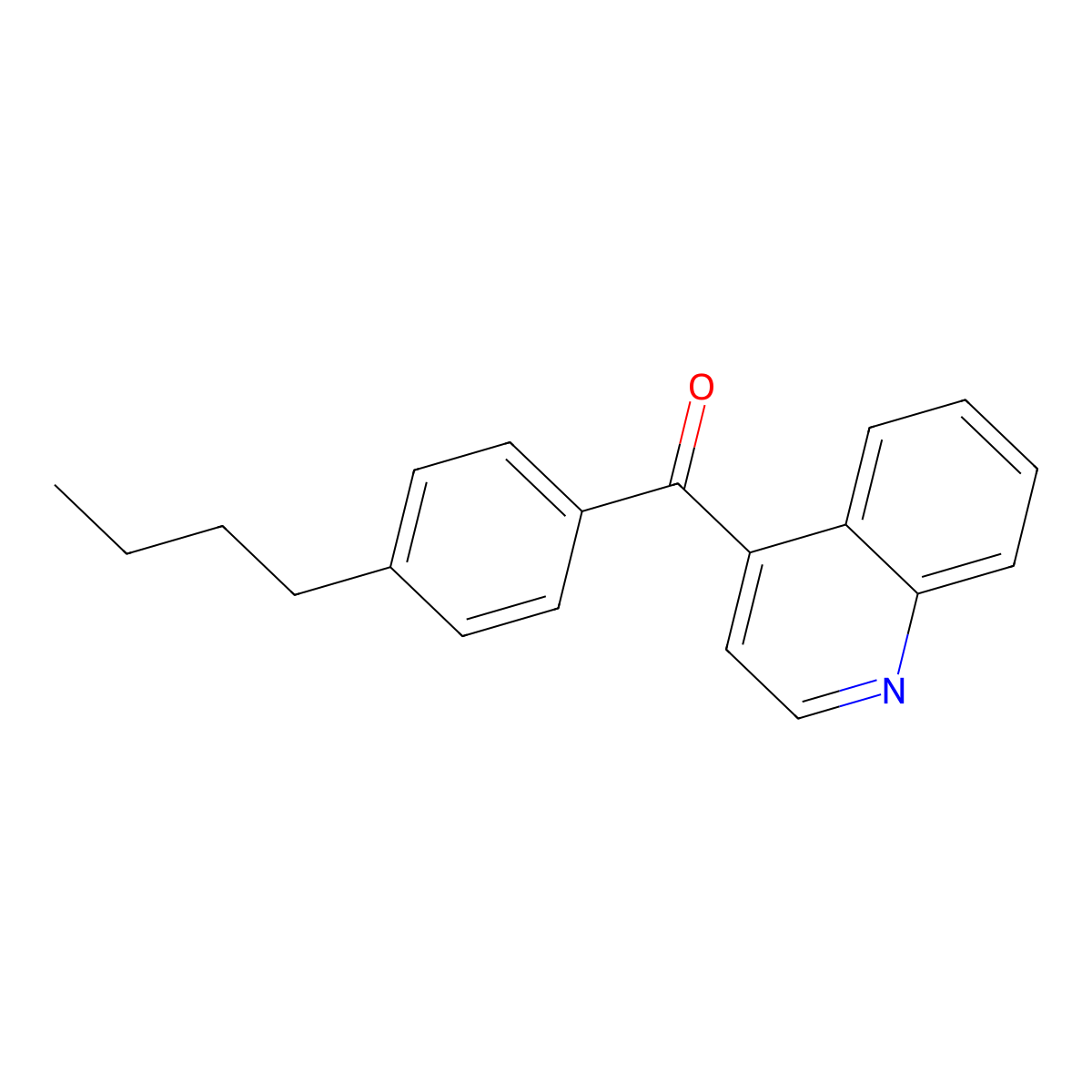 4-(4-Butylbenzoyl)quinoline molecular structure, CAS 1706460-97-0