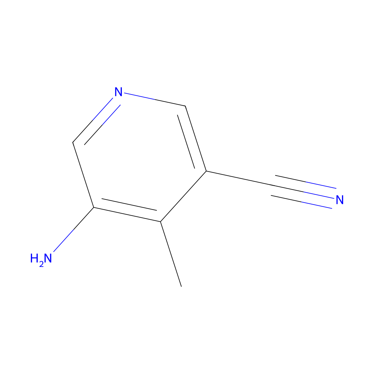 5-Amino-4-methylnicotinonitrile molecular structure, CAS 1706461-92-8