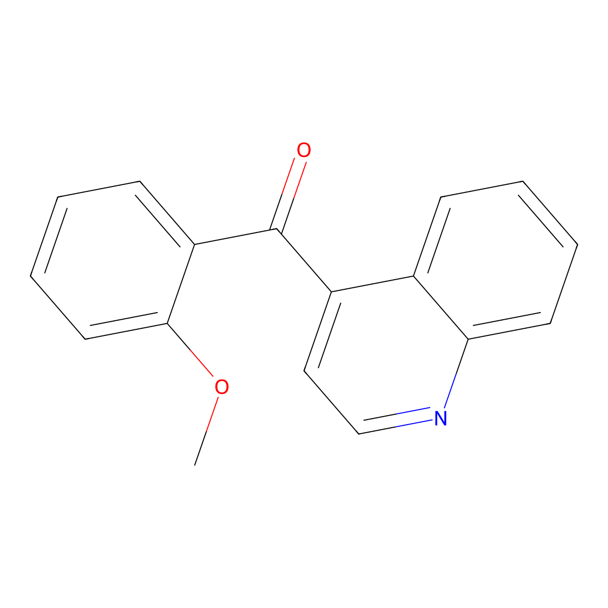4-(2-Methoxybenzoyl)quinoline molecular structure, CAS 1706462-31-8