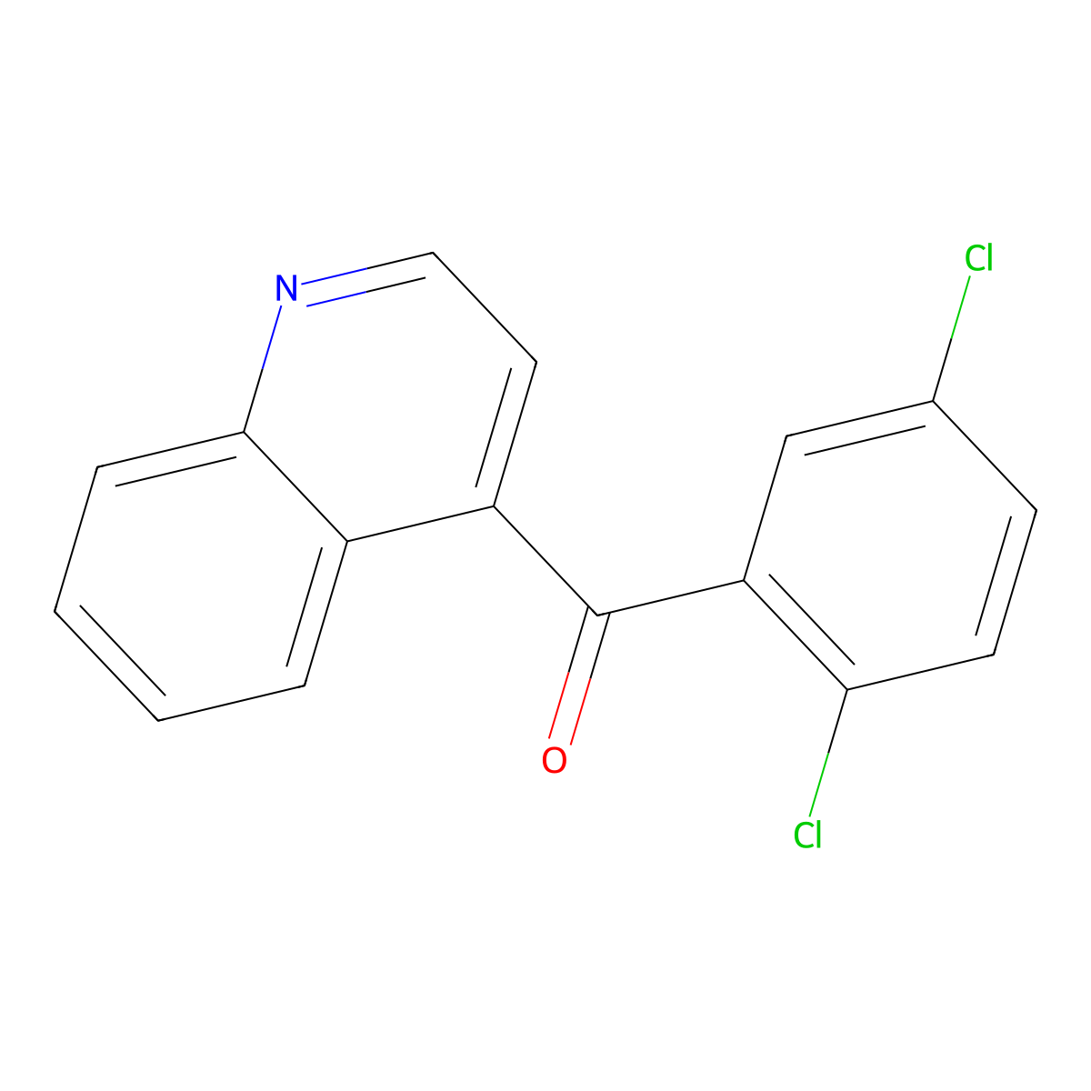4-(2,5-Dichlorobenzoyl)quinoline molecular structure, CAS 1706462-38-5