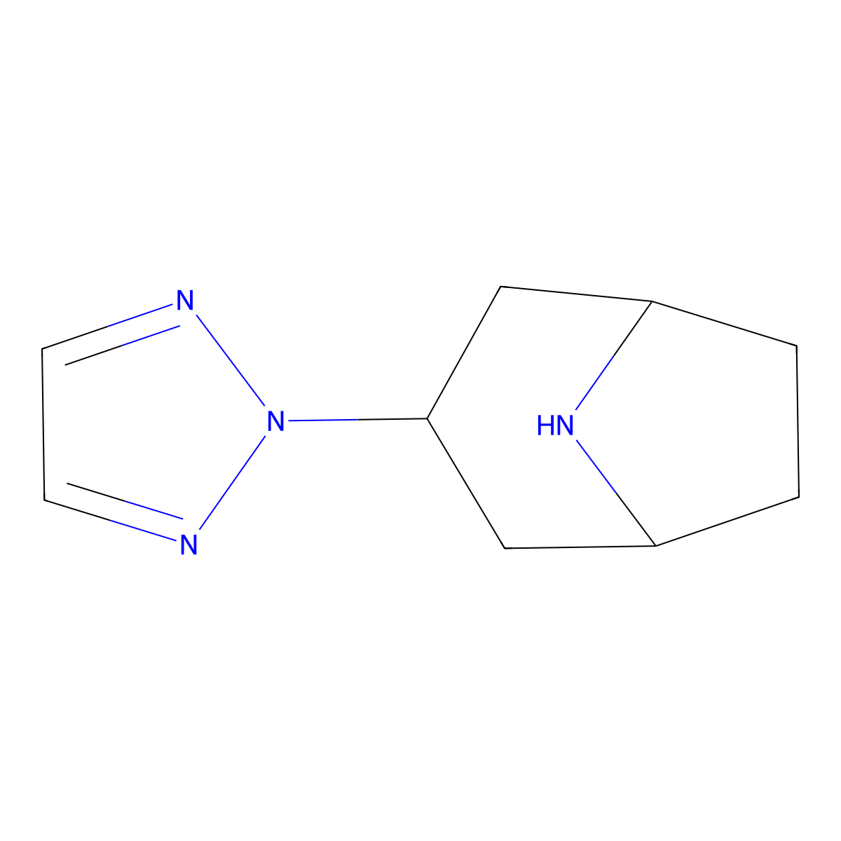 3-(2H-1,2,3-Triazol-2-yl)-8-azabicyclo[3.2.1]octane molecular structure, CAS 1706464-02-9