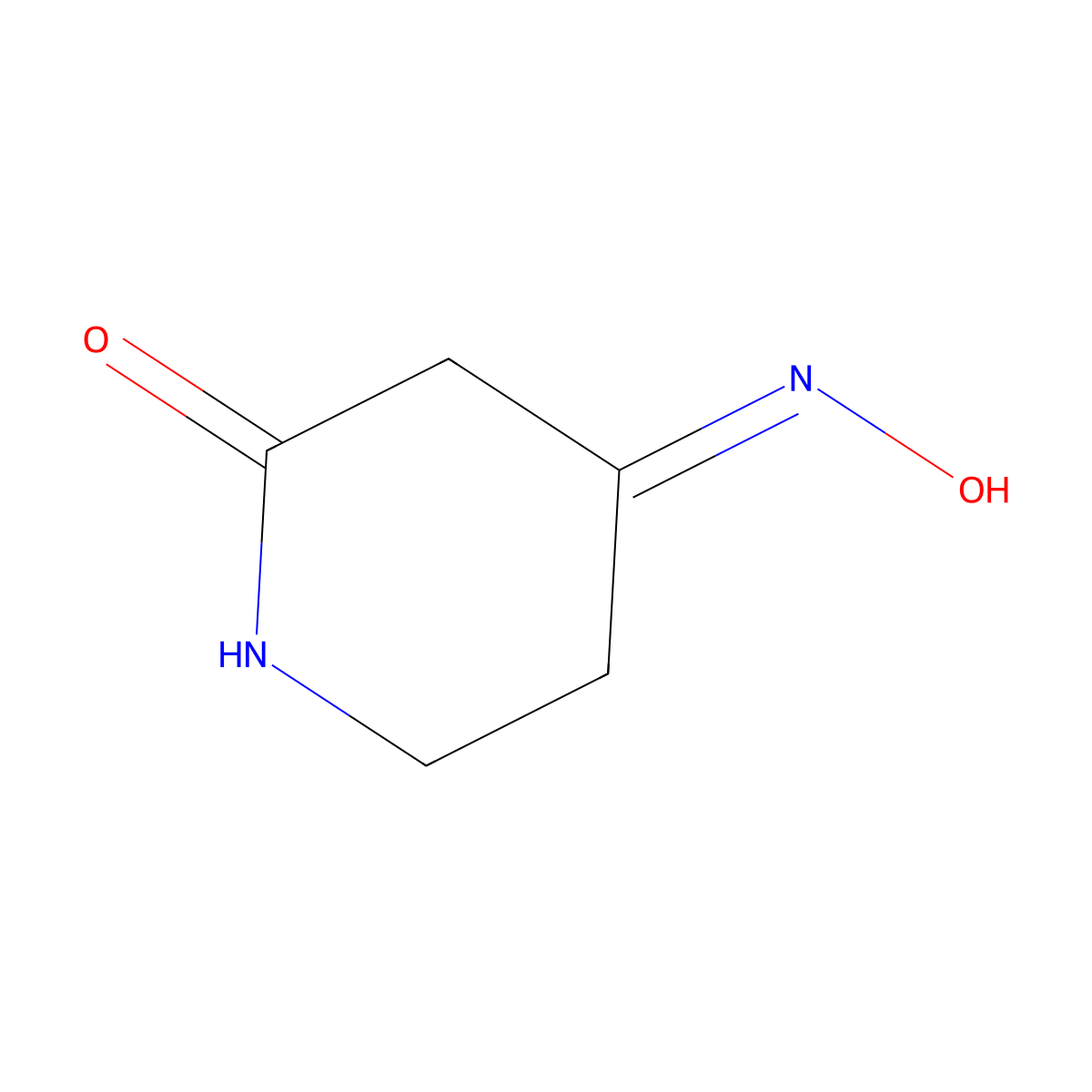 4-(Hydroxyimino)piperidin-2-one molecular structure, CAS 1706520-65-1