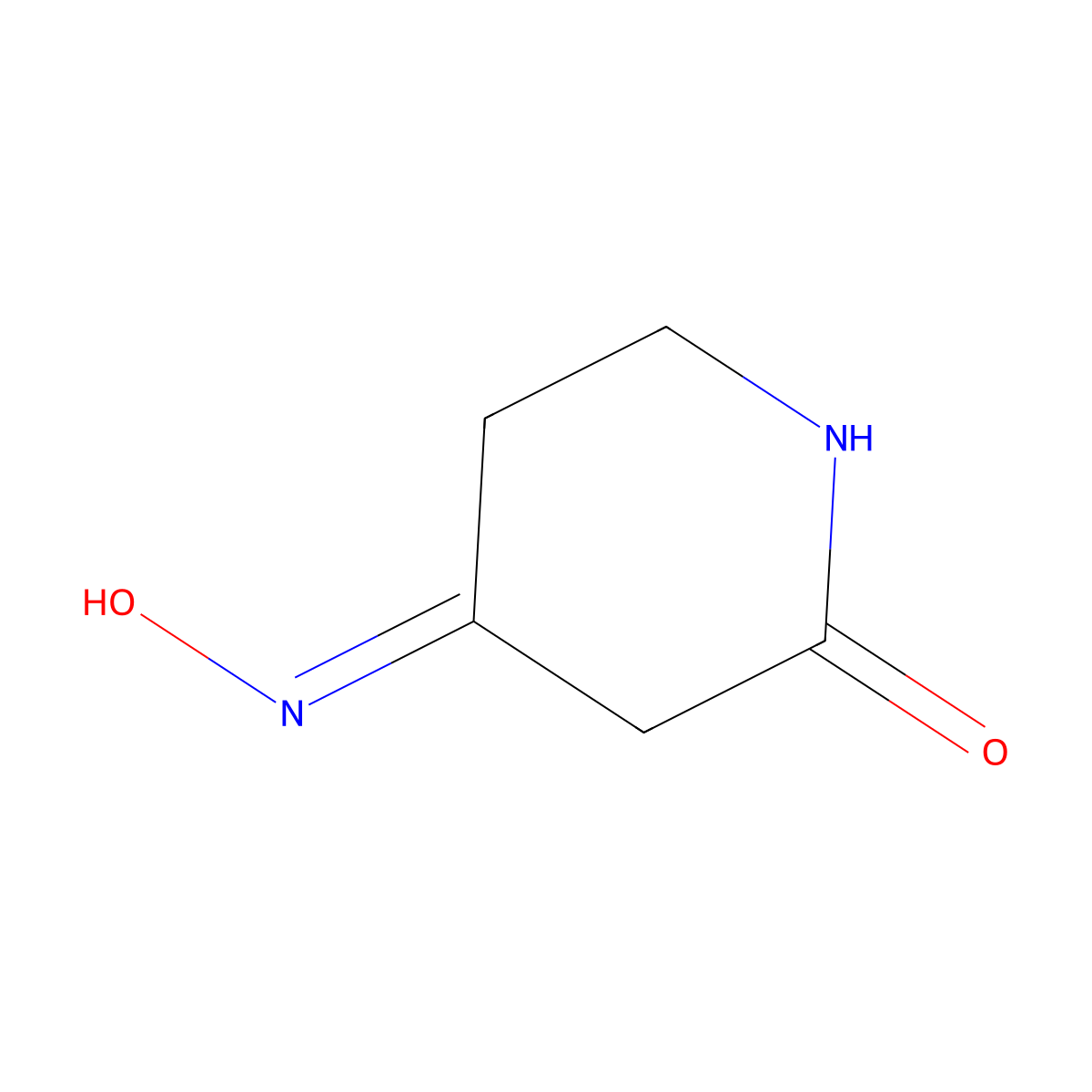 4-(Hydroxyimino)piperidin-2-one molecular structure, CAS 1706520-65-1