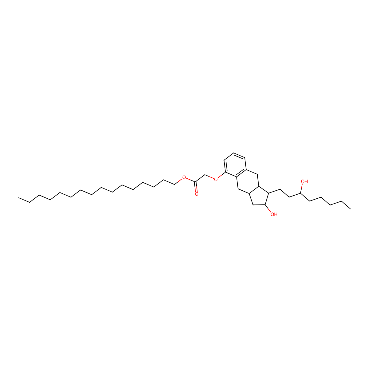 Treprostinil Palmitil molecular structure, CAS 1706528-83-7