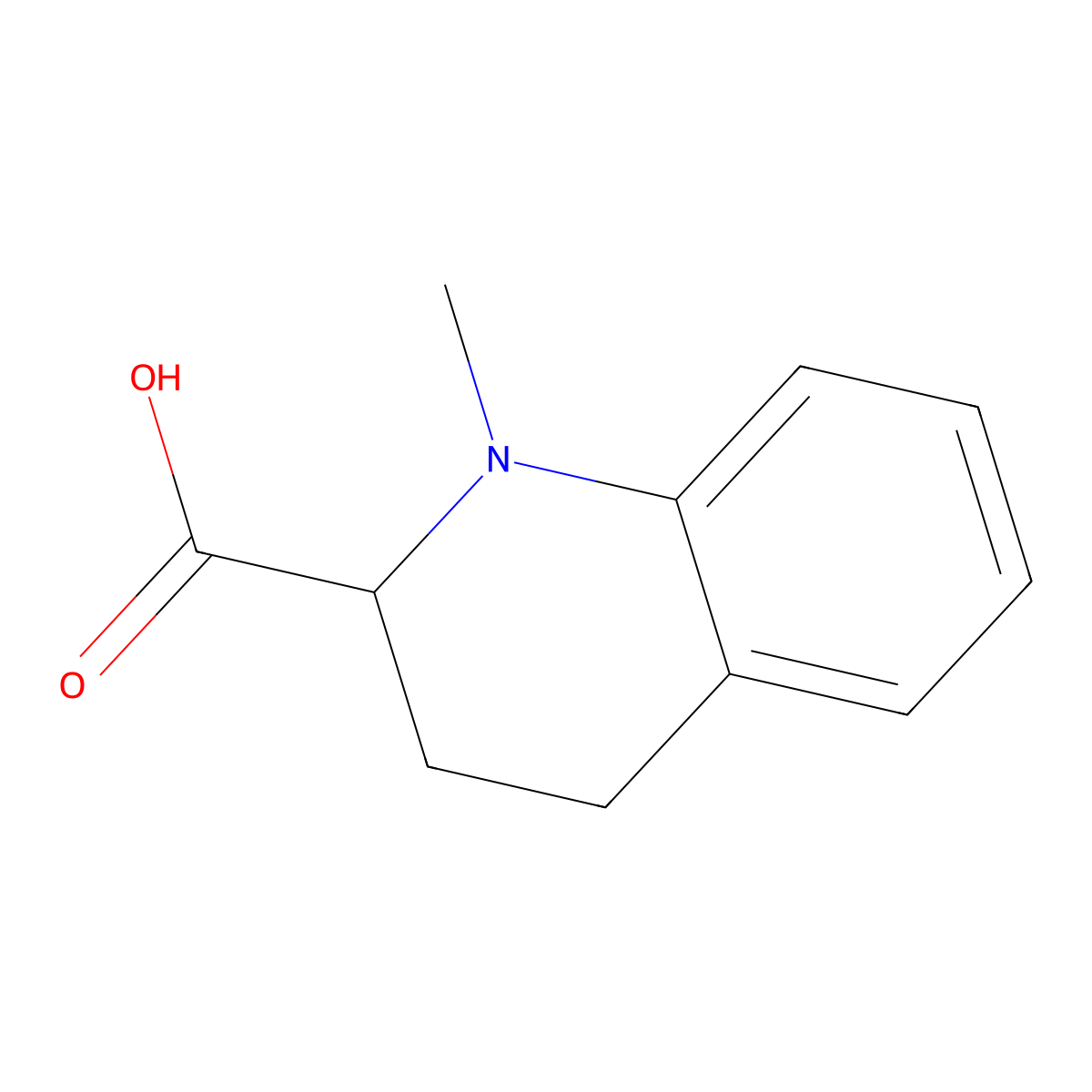 1-Methyl-1,2,3,4-tetrahydroquinoline-2-carboxylic acid molecular structure, CAS 1706544-92-4
