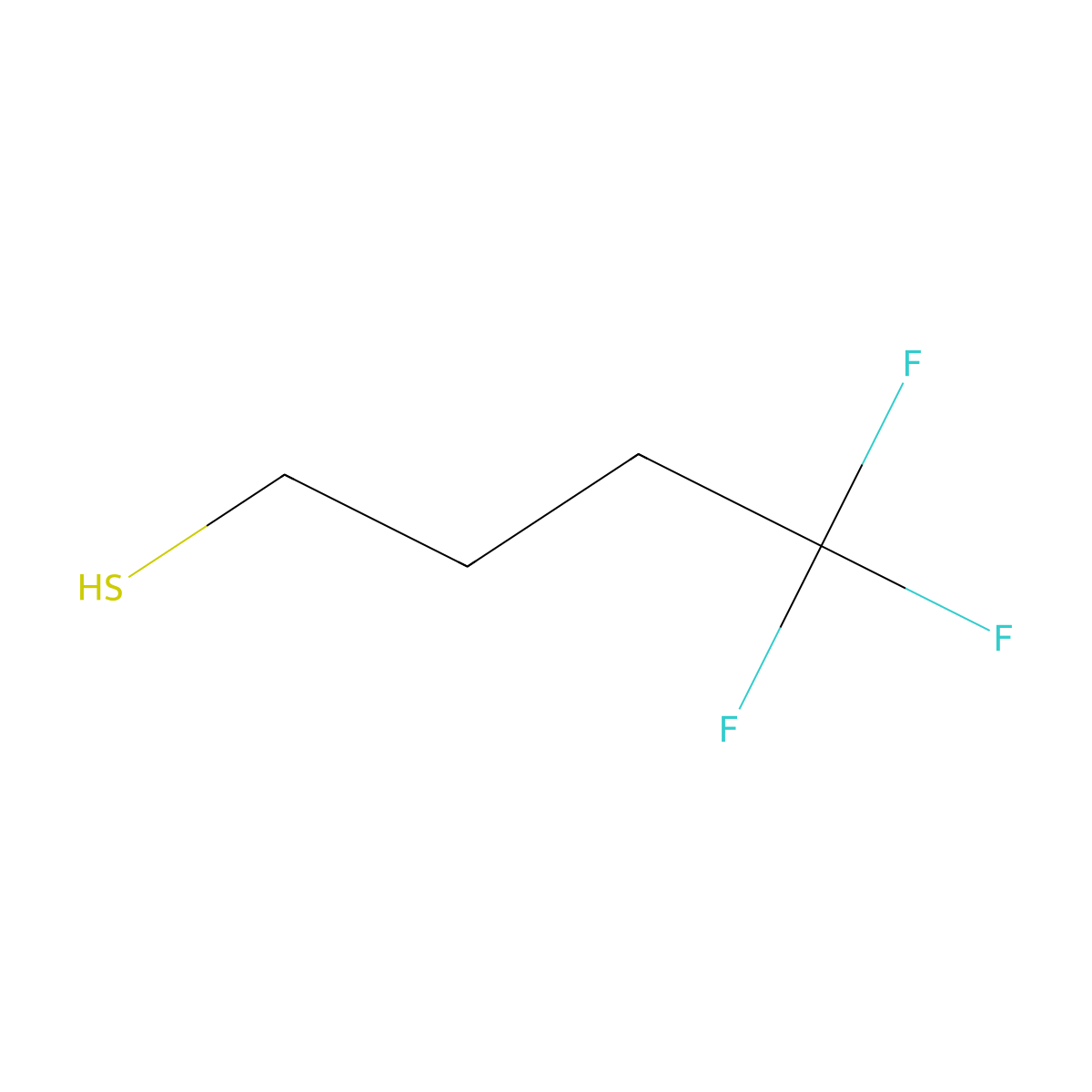 4,4,4-Trifluorobutane-1-thiol molecular structure, CAS 170655-60-4