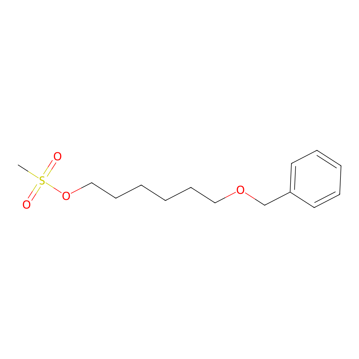 6-(Benzyloxy)hexyl methanesulfonate molecular structure, CAS 170656-31-2