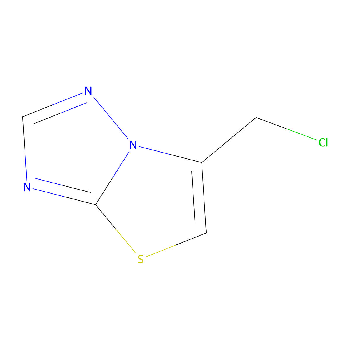 6-(Chloromethyl)thiazolo[3,2-b][1,2,4]triazole molecular structure, CAS 170658-31-8