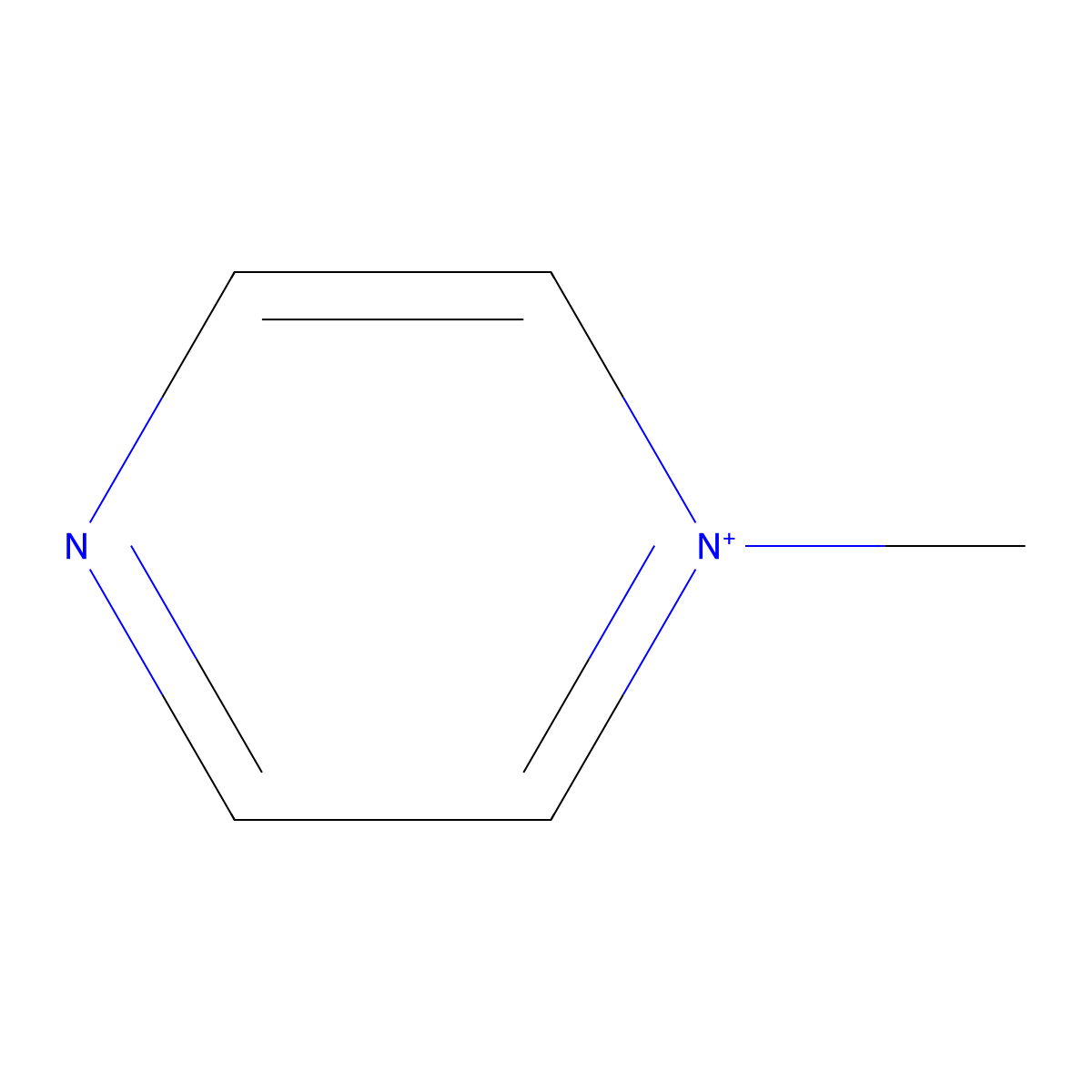 1-Methylpyrazin-1-ium molecular structure, CAS 17066-96-5