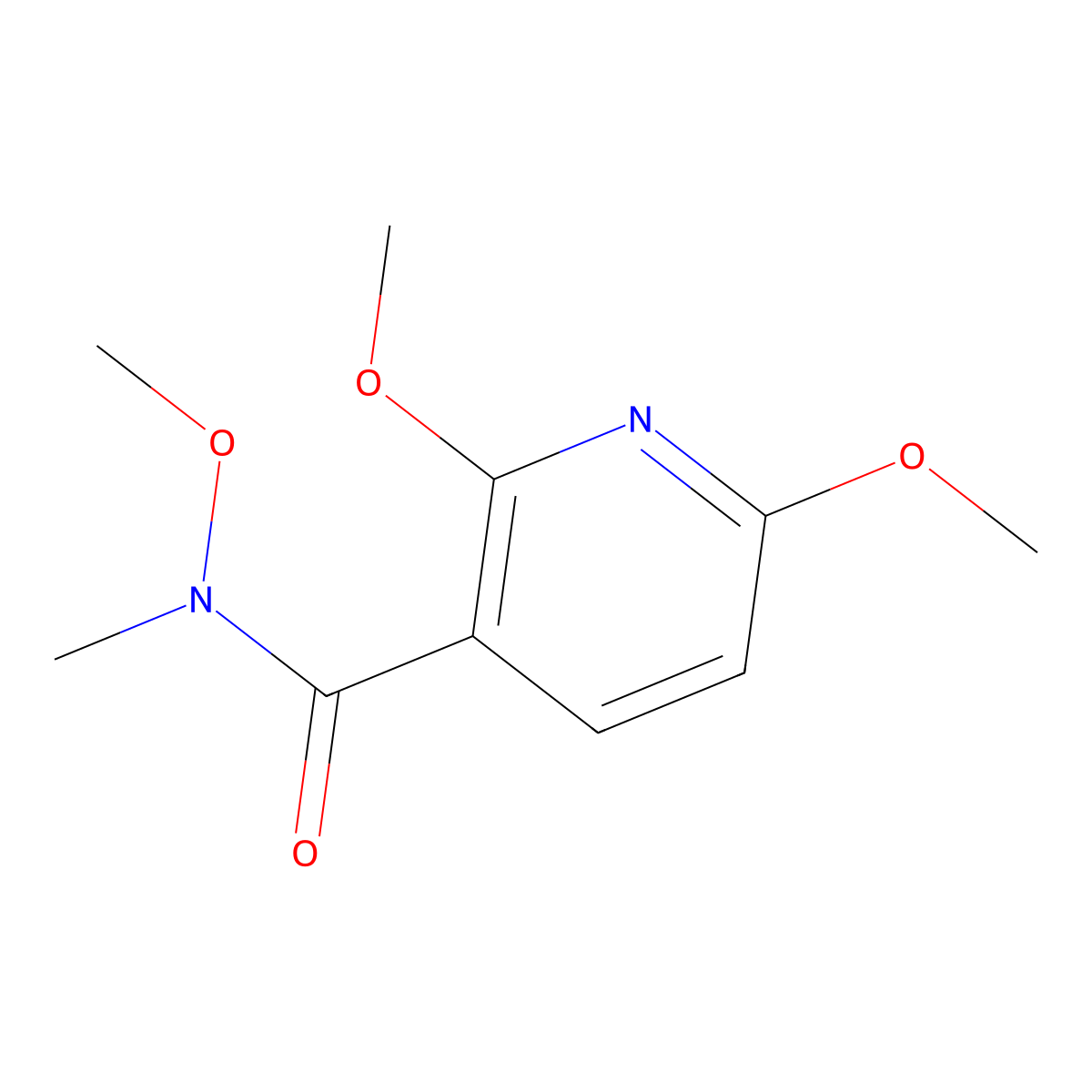 N,2,6-Trimethoxy-N-methylnicotinamide molecular structure, CAS 170689-00-6
