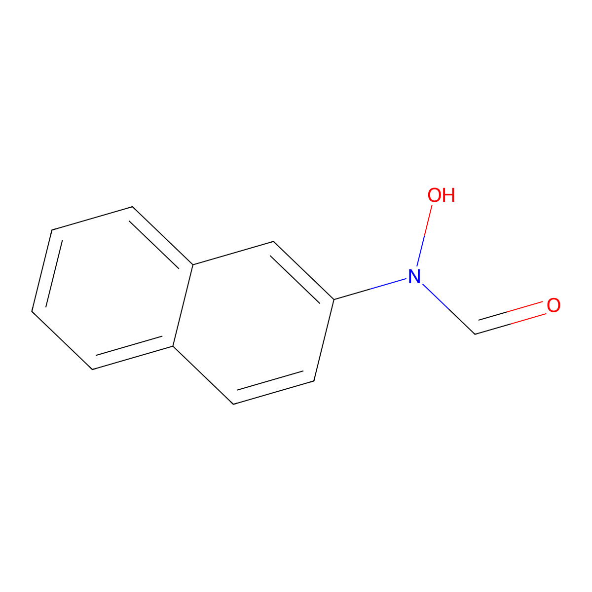 N-Hydroxy-N-formyl-2-aminonaphthalene molecular structure, CAS 1707-31-9