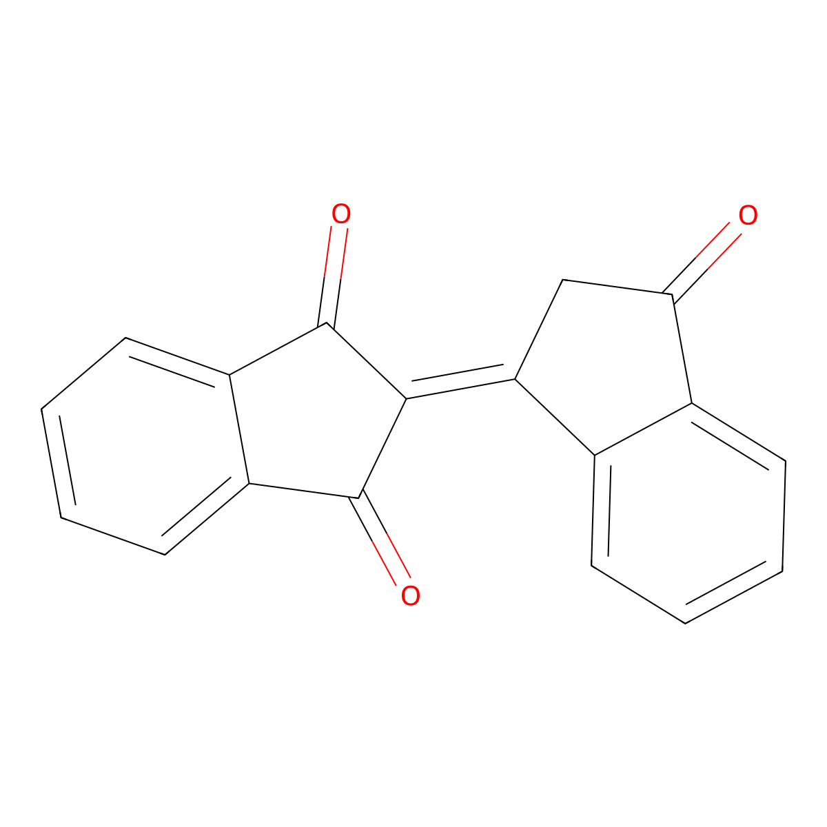 Bindone molecular structure, CAS 1707-95-5