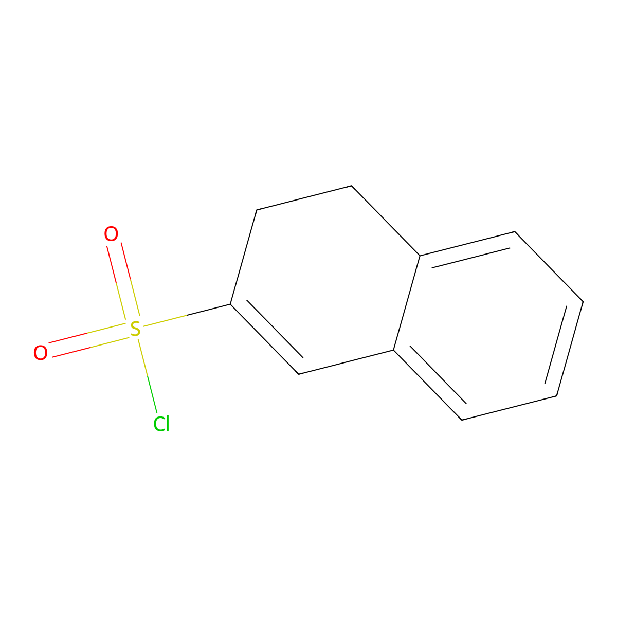3,4-dihydronaphthalene-2-sulfonyl Chloride molecular structure, CAS 17070-56-3