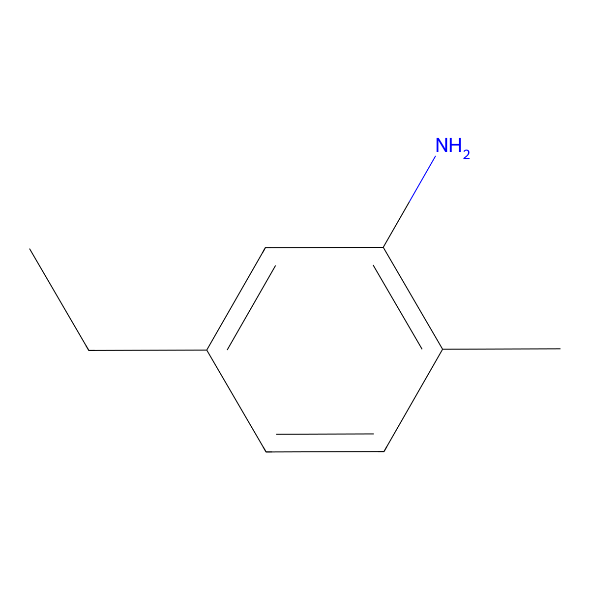 5-Ethyl-2-methylaniline molecular structure, CAS 17070-96-1