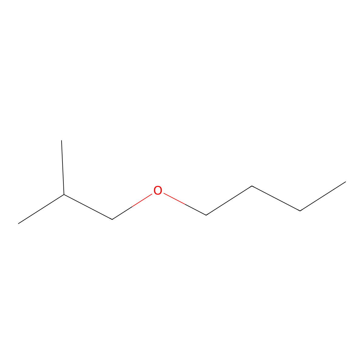 Butane, 1-(2-methylpropoxy)- molecular structure, CAS 17071-47-5