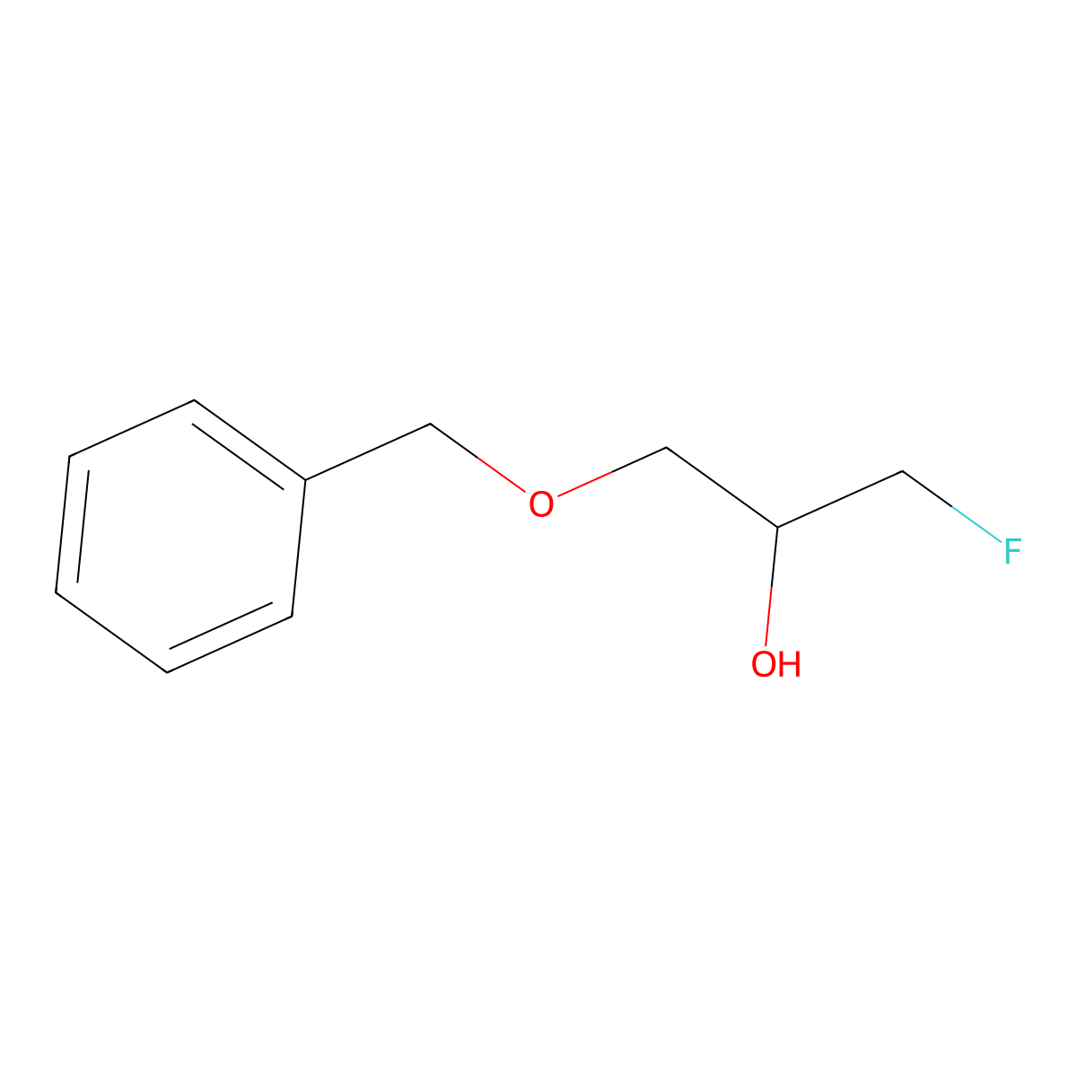 (2S)-1-(benzyloxy)-3-fluoropropan-2-ol molecular structure, CAS 1707146-21-1