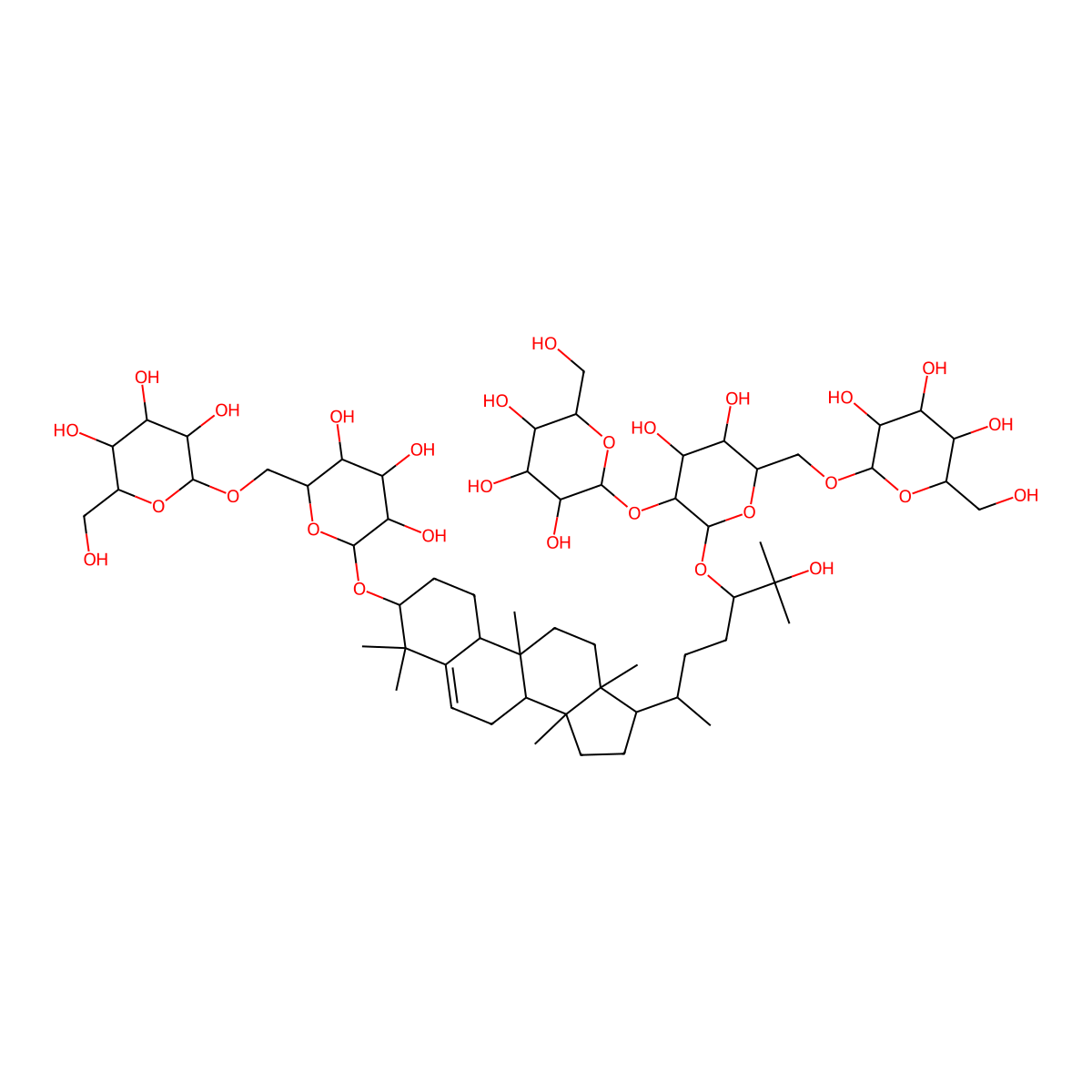 11-Deoxymogroside V molecular structure, CAS 1707161-17-8
