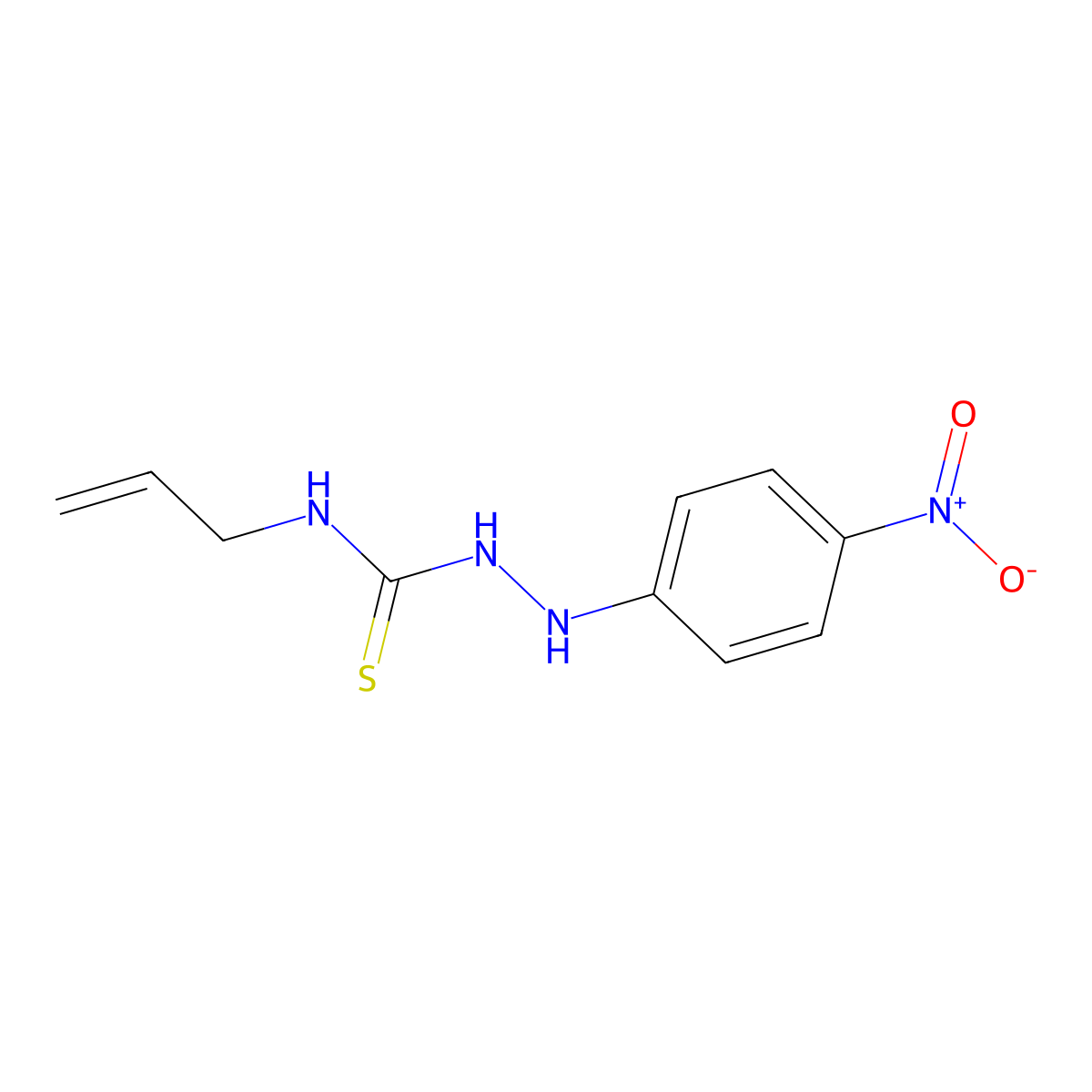 1-(4-Nitroanilino)-3-prop-2-enylthiourea molecular structure, CAS 17073-27-7
