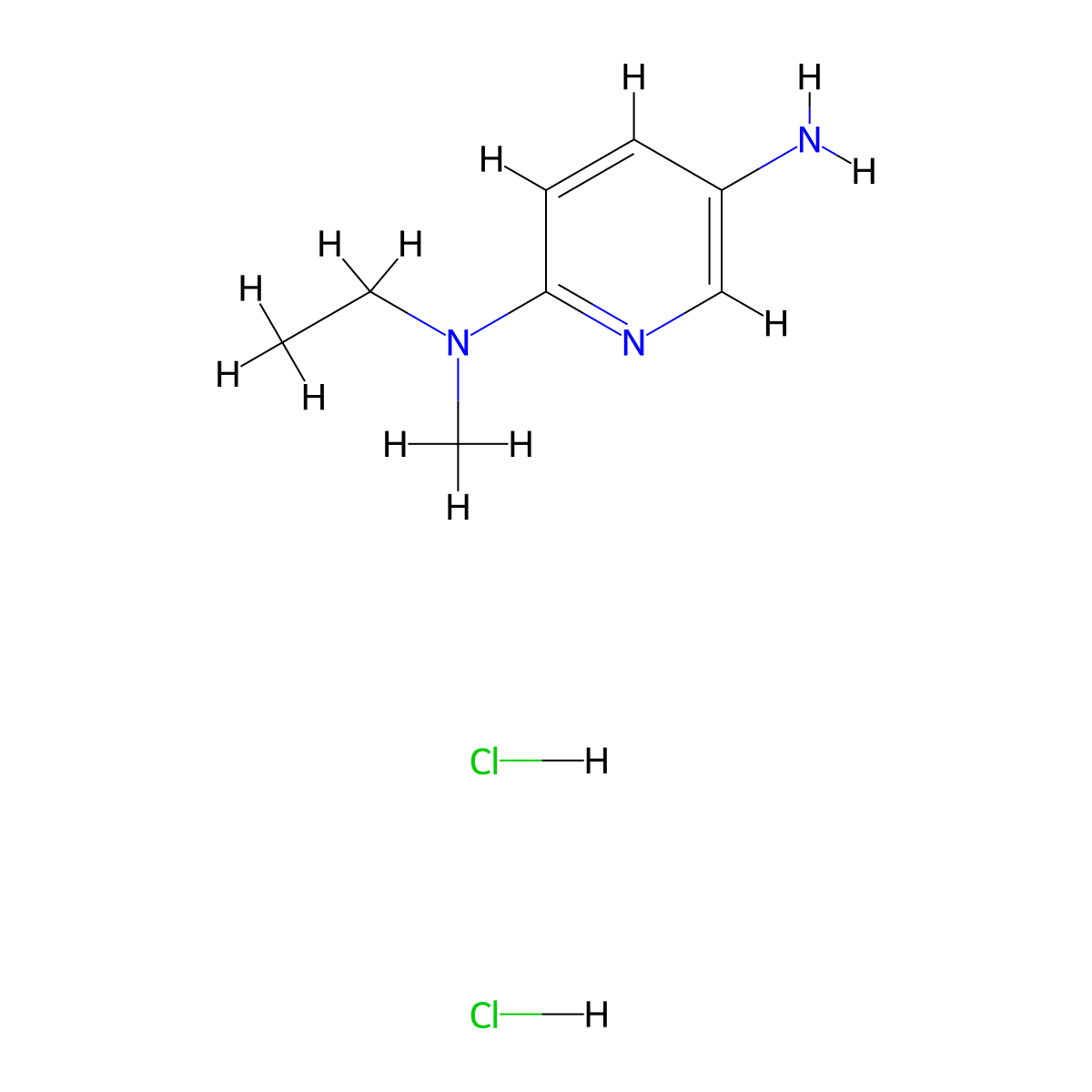 N2-Ethyl-N2-methylpyridine-2,5-diamine dihydrochloride molecular structure, CAS 1707367-71-2