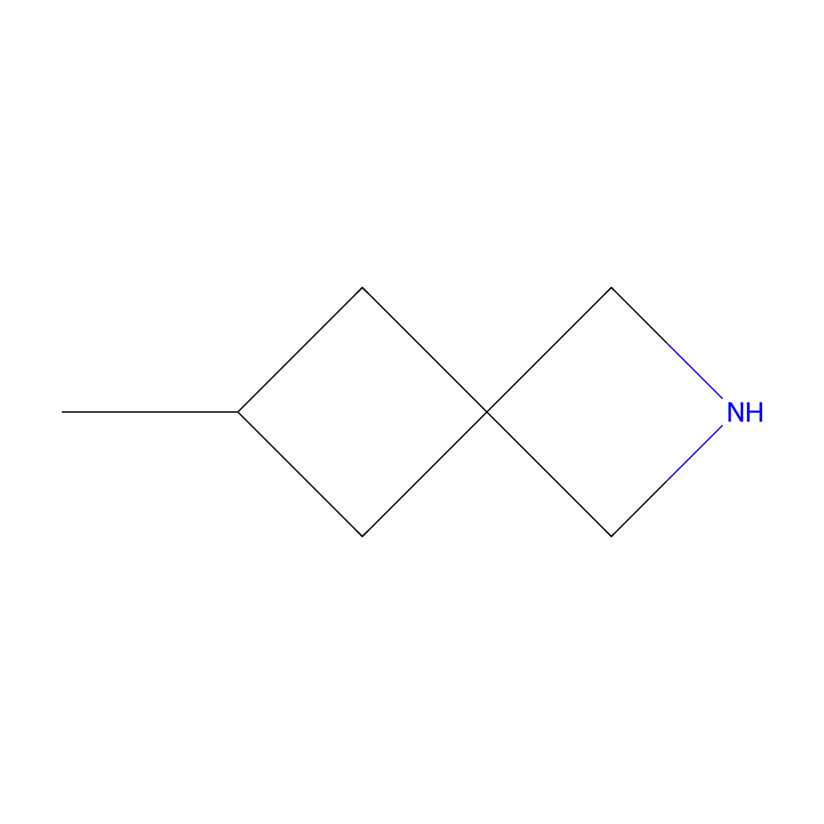 6-Methyl-2-azaspiro[3.3]heptane molecular structure, CAS 1707369-82-1
