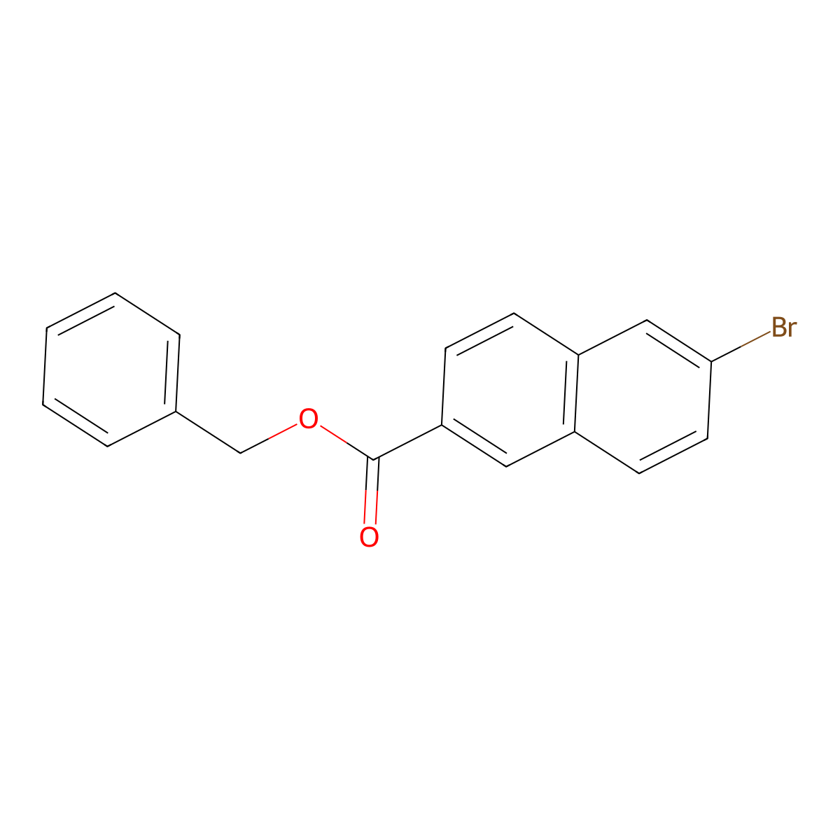 Benzyl 6-bromo-2-naphthoate molecular structure, CAS 170737-54-9