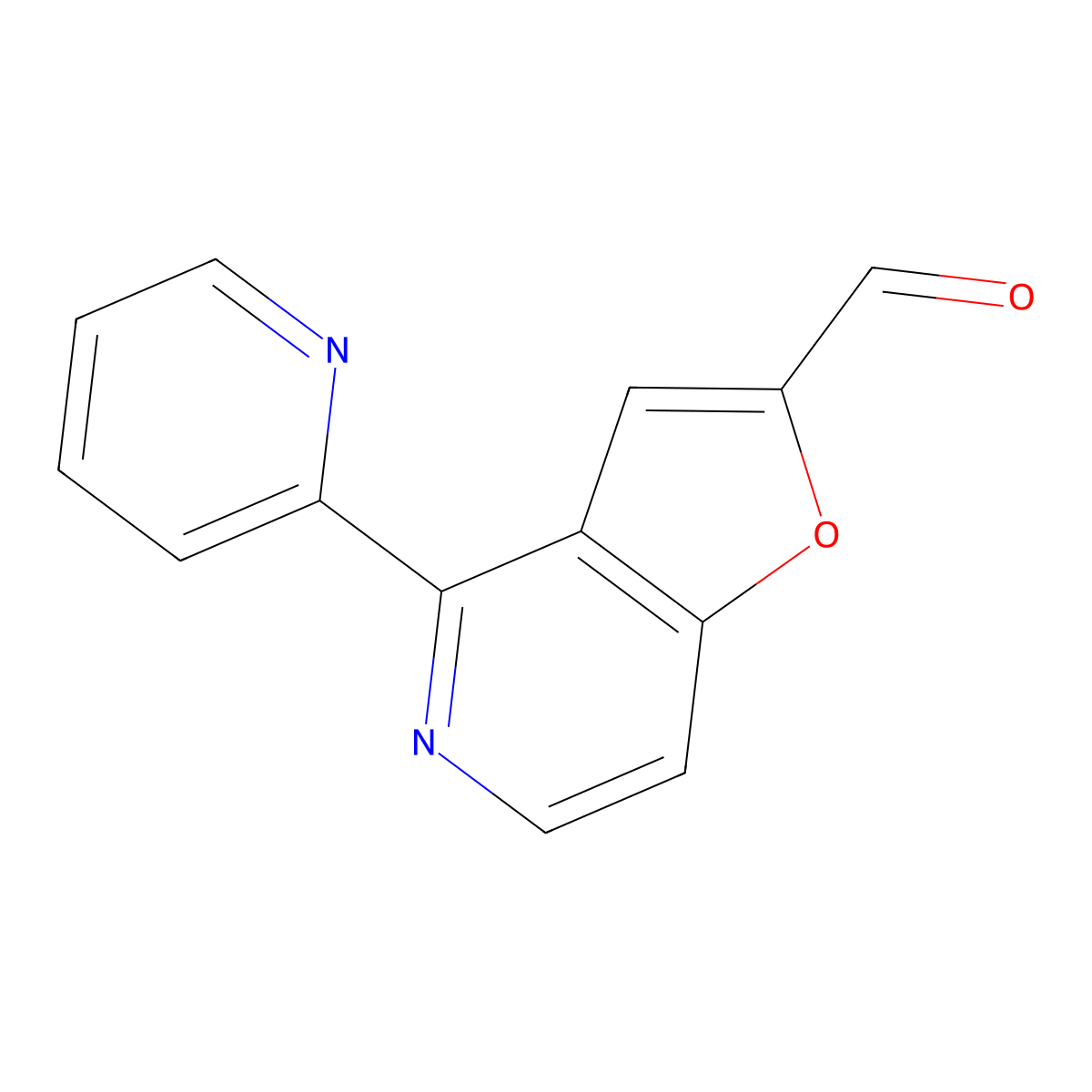 4-(Pyridin-2-yl)furo[3,2-c]pyridine-2-carbaldehyde molecular structure, CAS 1707391-52-3