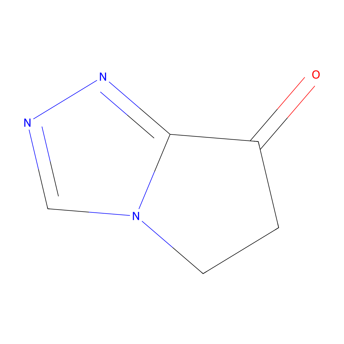 5H,6H,7H-pyrrolo(2,1-c)(1,2,4)triazol-7-one molecular structure, CAS 1707672-79-4