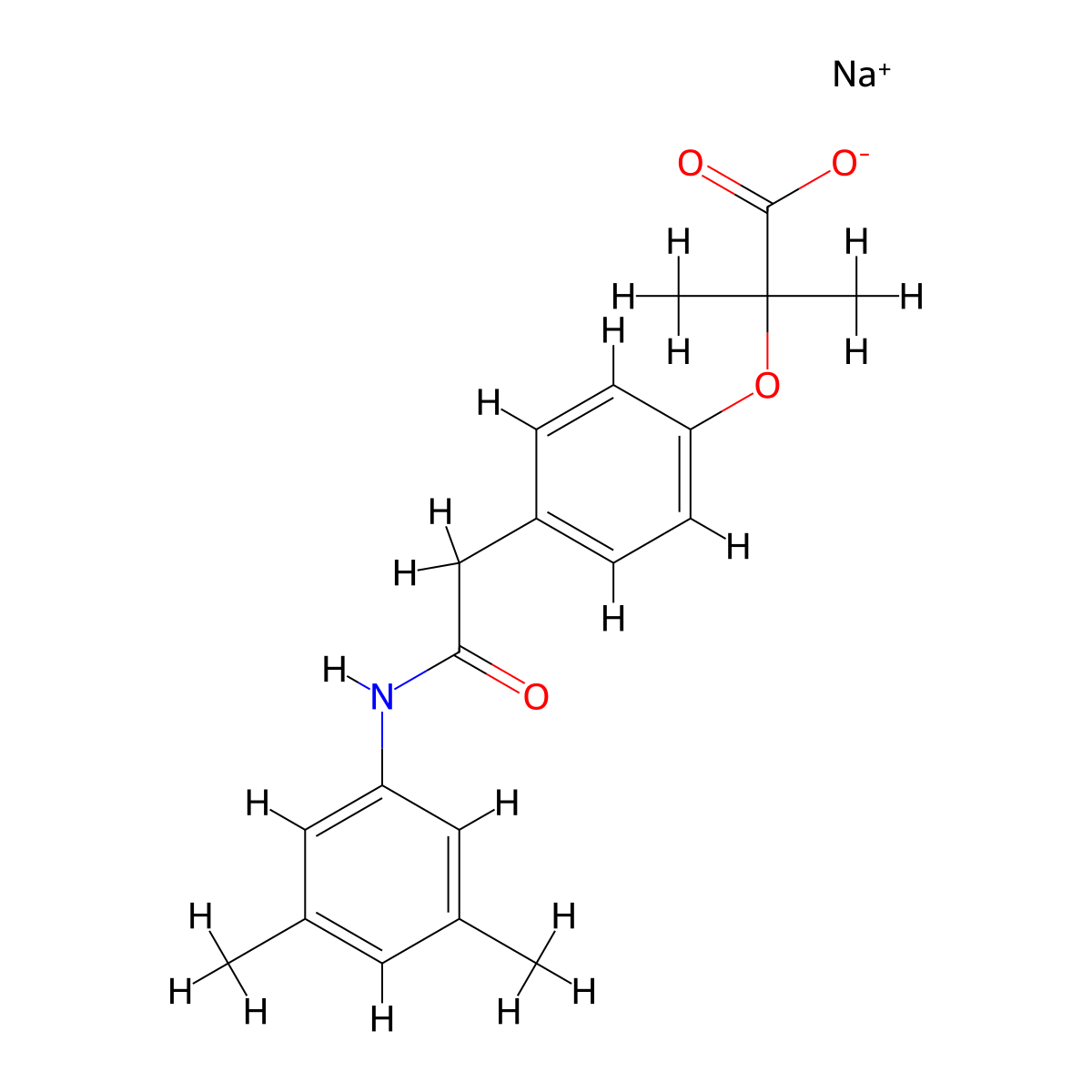 Efaproxiral sodium molecular structure, CAS 170787-99-2