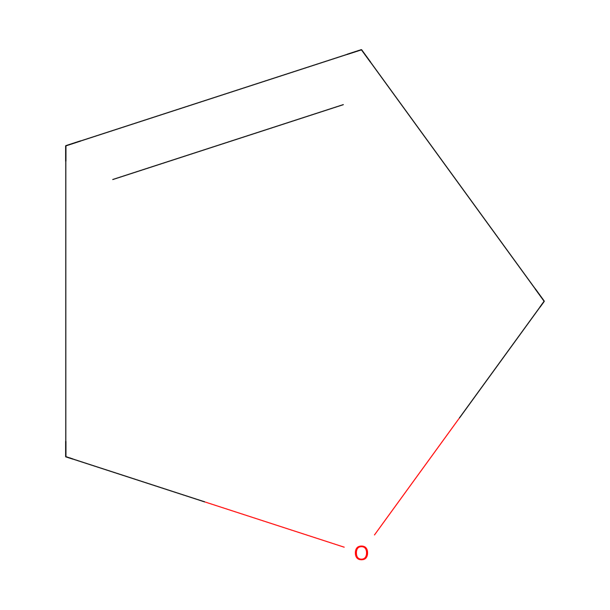 2,5-Dihydrofuran molecular structure, CAS 1708-29-8