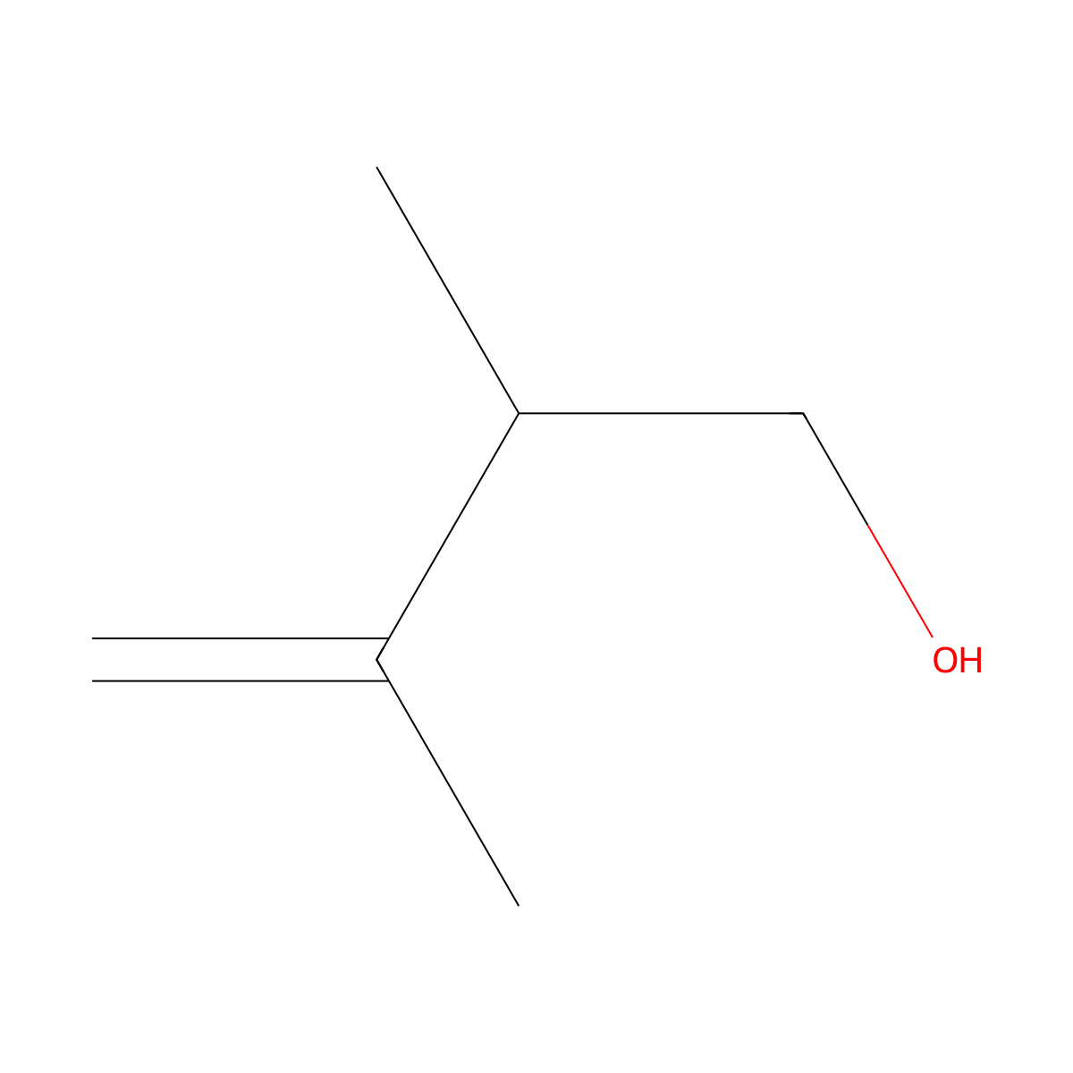 2,3-Dimethylbut-3-en-1-ol molecular structure, CAS 1708-93-6