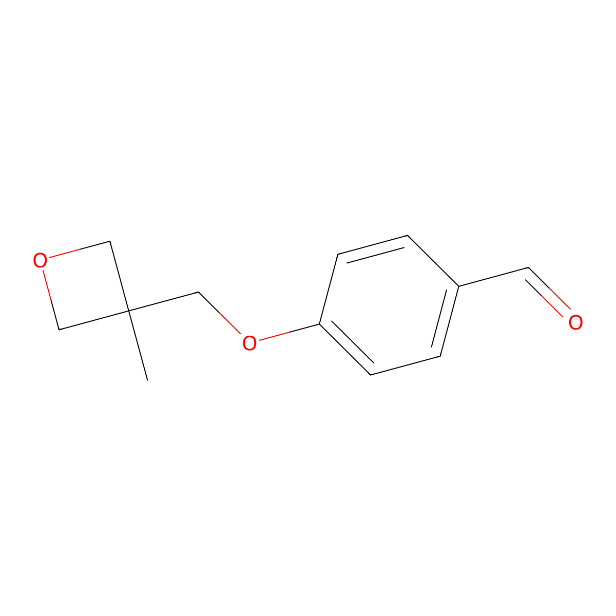 4-(3-Methyl-oxetan-3-ylmethoxy)-benzaldehyde molecular structure, CAS 1708079-91-7