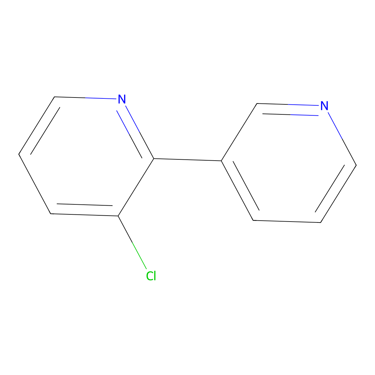 3-Chloro-2-pyridin-3-ylpyridine molecular structure, CAS 170808-74-9