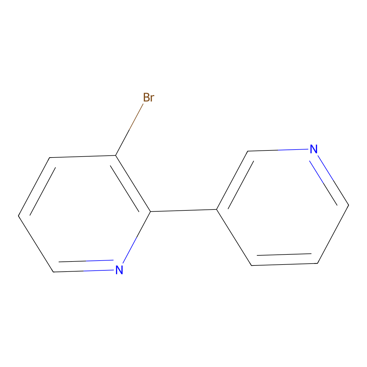 3-Bromo-2,3'-bipyridine molecular structure, CAS 170808-75-0