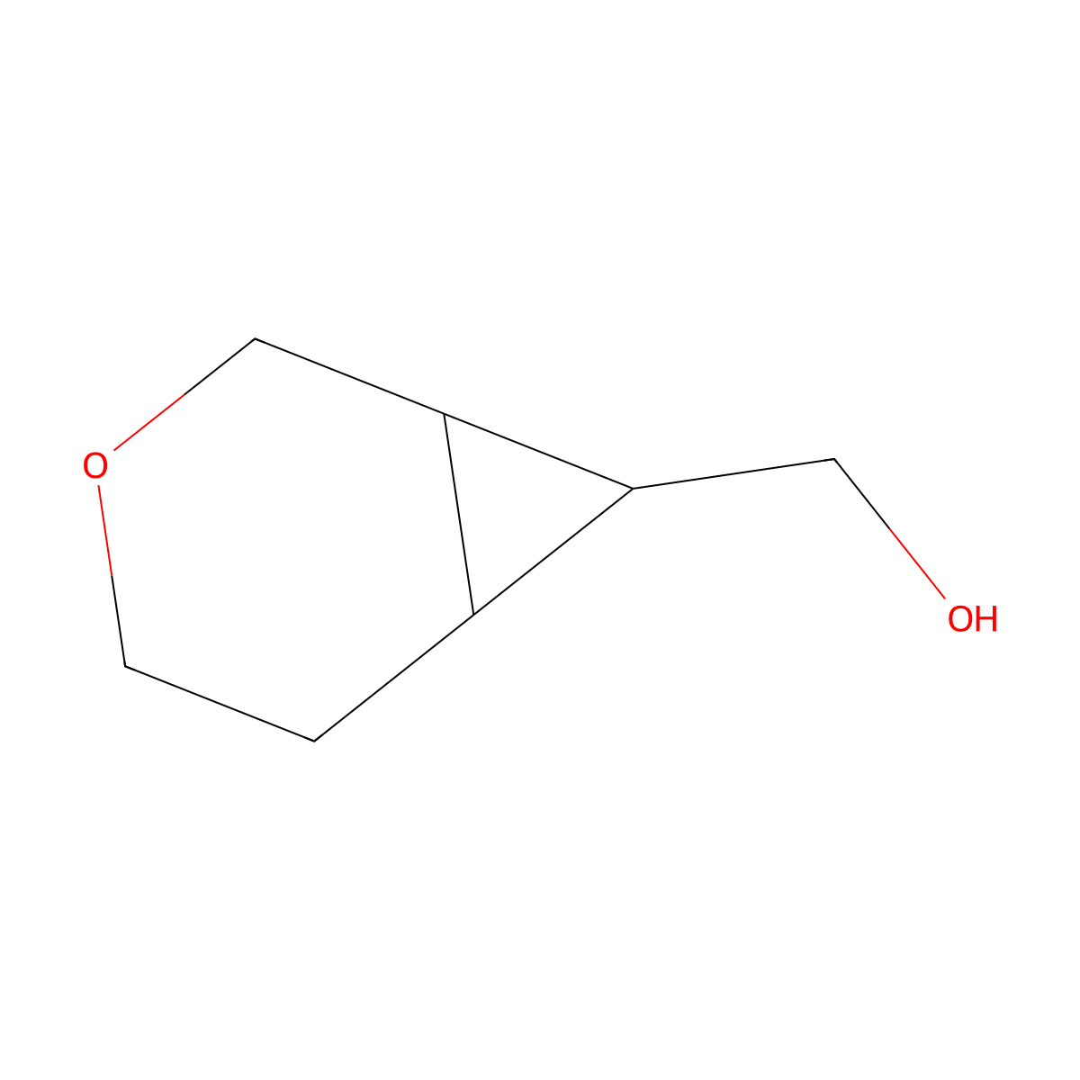 (3-Oxabicyclo(4.1.0)heptan-7-yl)methanol molecular structure, CAS 1708160-44-4