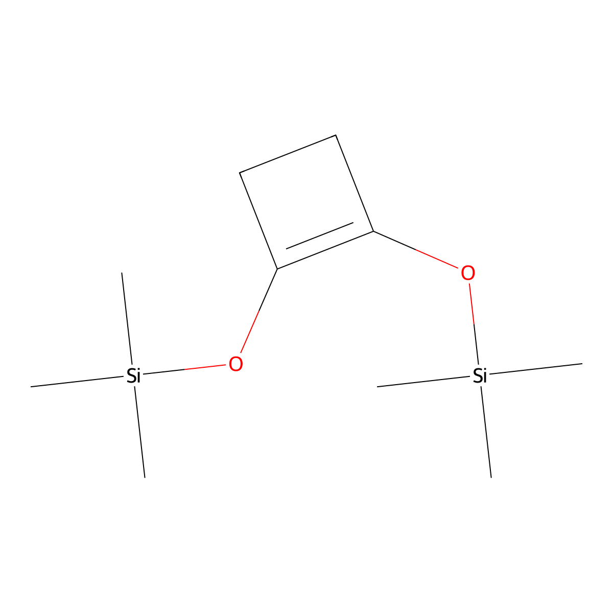 1,2-Bis(trimethylsiloxy)cyclobutene molecular structure, CAS 17082-61-0