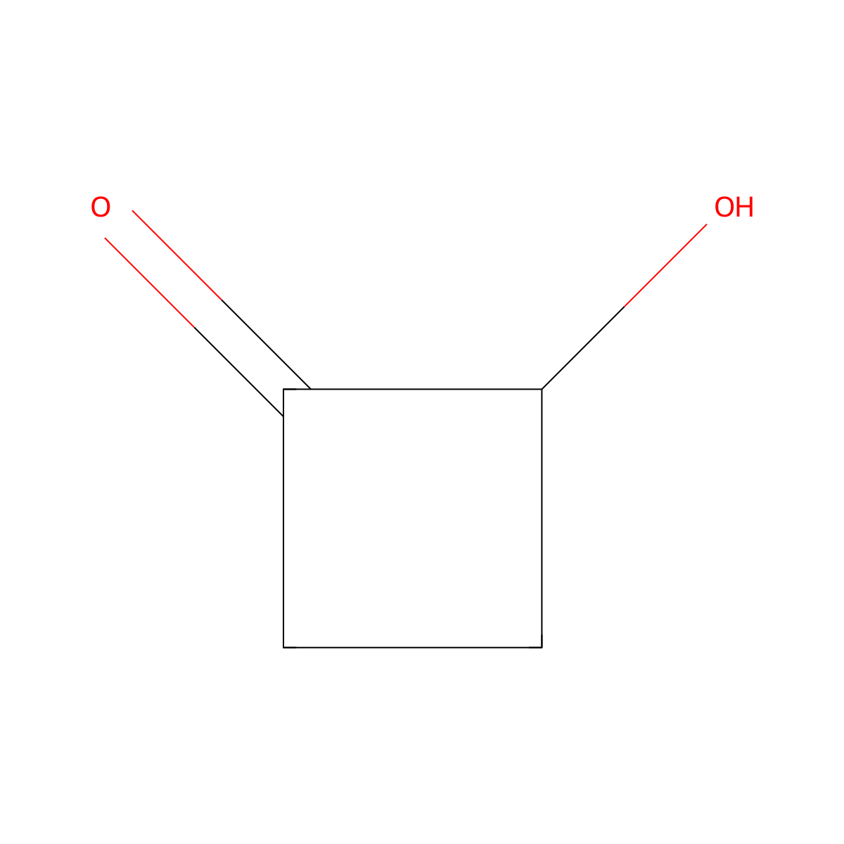 2-Hydroxycyclobutanone molecular structure, CAS 17082-63-2