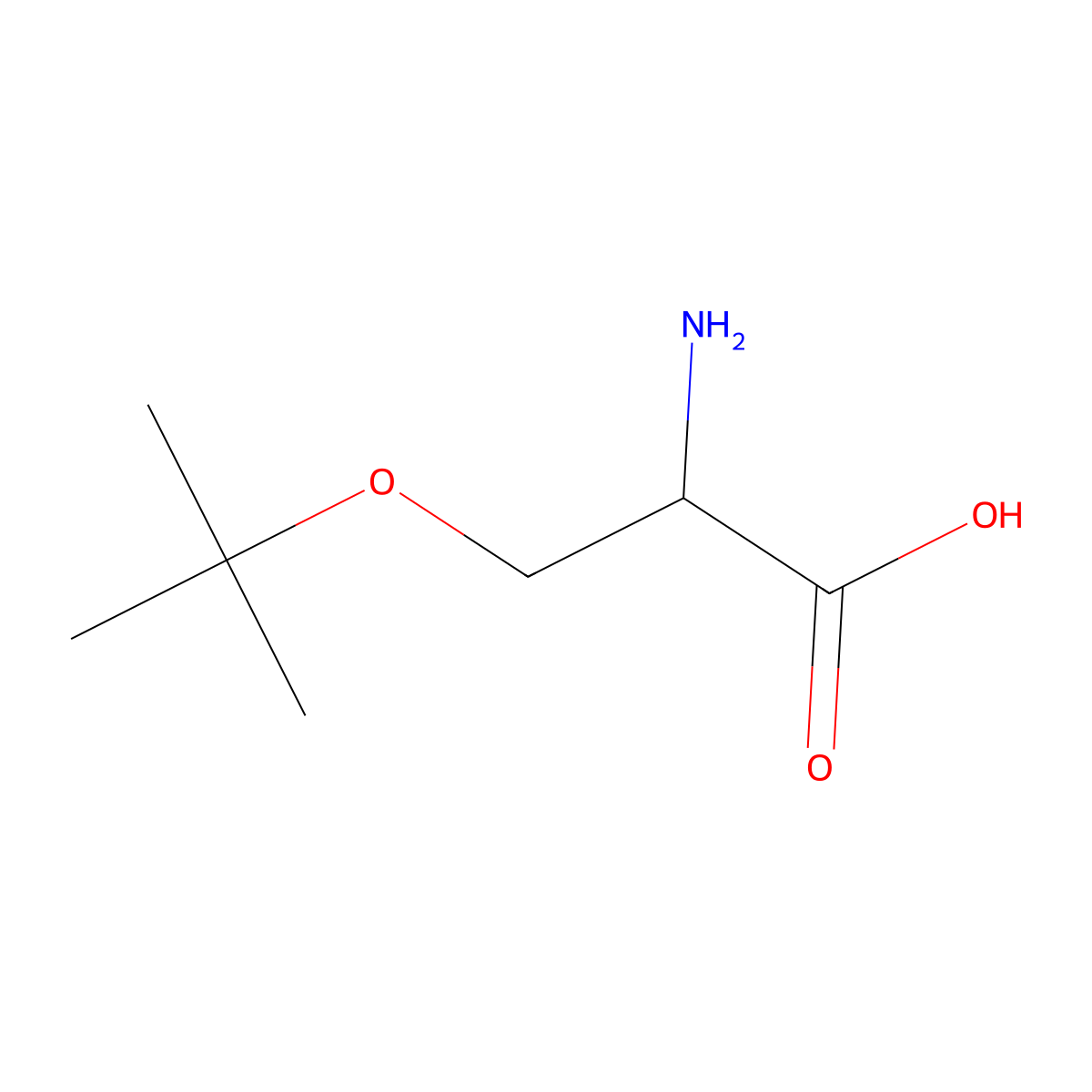 O-tert-Butyl-DL-serine molecular structure, CAS 17083-25-9