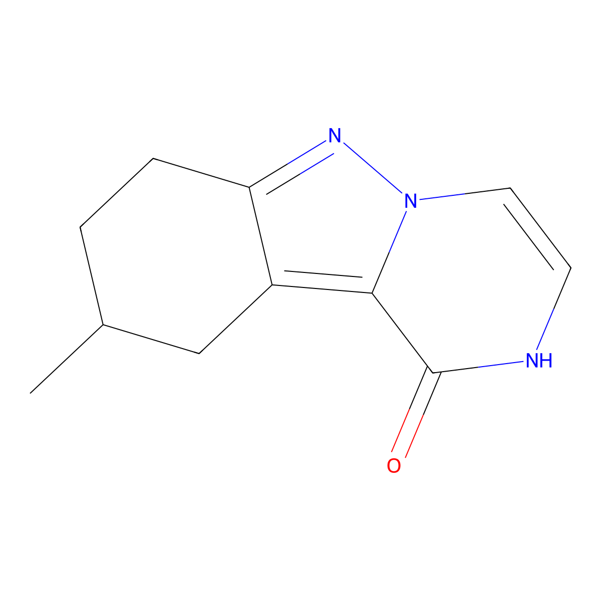 9-methyl-7,8,9,10-tetrahydropyrazino[1,2-b]indazol-1(2H)-one molecular structure, CAS 1708428-06-1