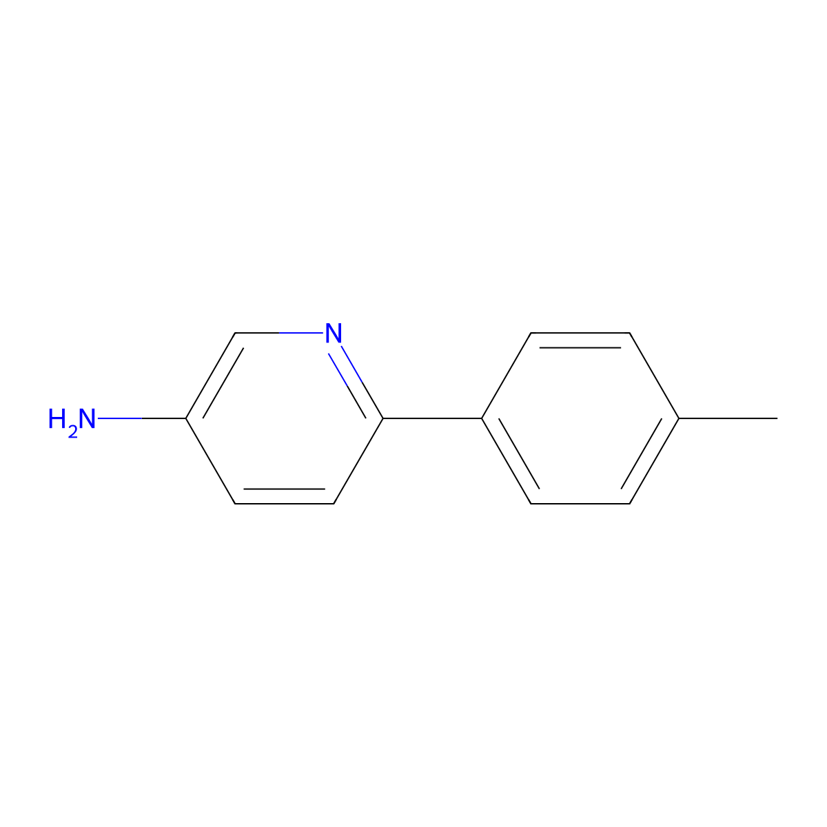 6-(p-Tolyl)pyridin-3-amine molecular structure, CAS 170850-45-0