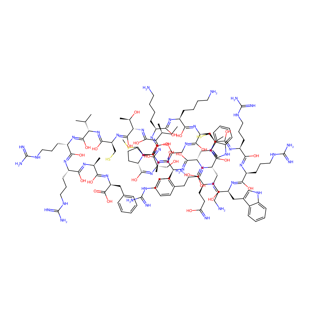 Lactoferricin B molecular structure, CAS 170867-20-6
