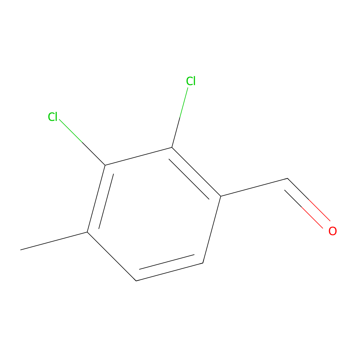 2,3-Dichloro-4-methylbenzaldehyde molecular structure, CAS 170879-71-7