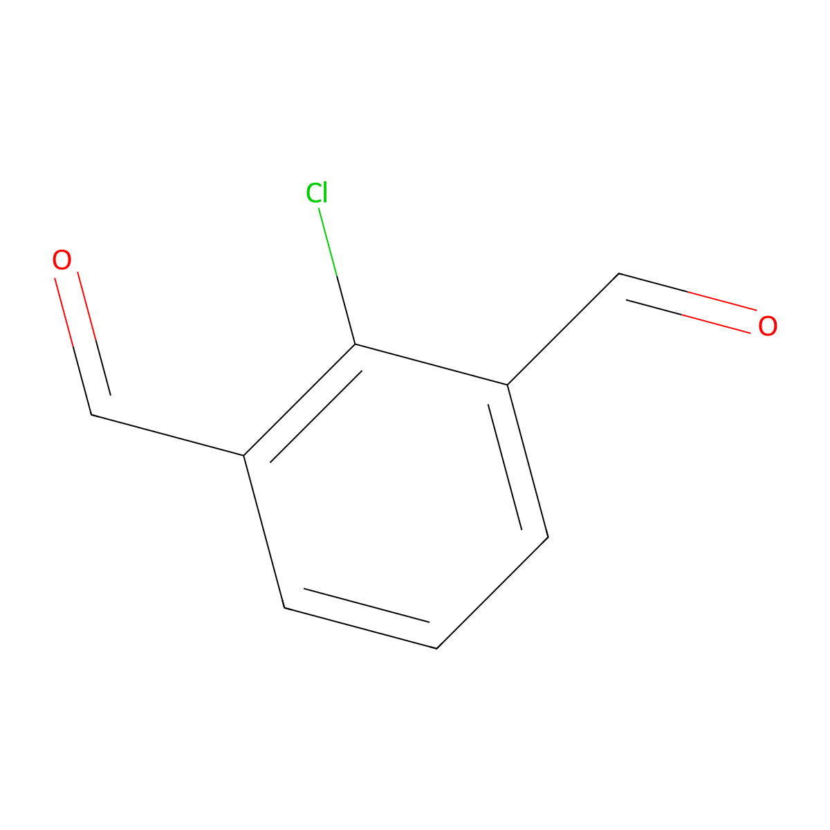 2-Chlorobenzene-1,3-dicarbaldehyde molecular structure, CAS 170879-73-9