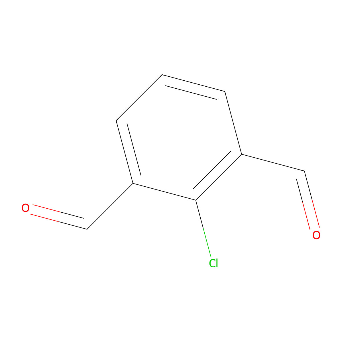 2-Chlorobenzene-1,3-dicarbaldehyde molecular structure, CAS 170879-73-9